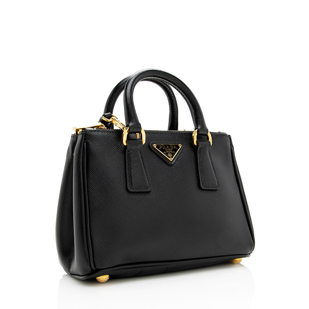 Prada Galleria Lux Bag Final Sale Shf Leather Saffiano Micro Satchel Bag