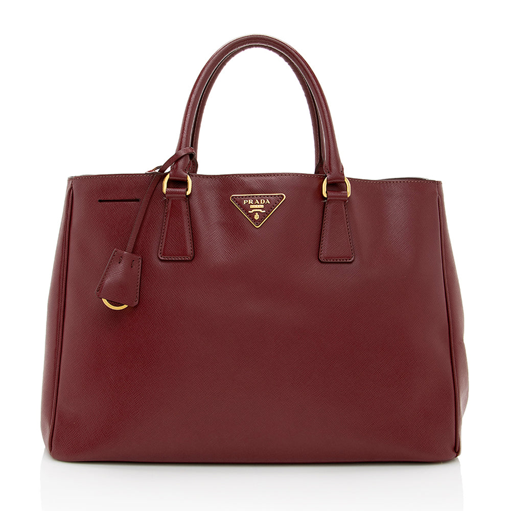 Prada Gardeners Tote Shf Leather Saffiano Tote Bag