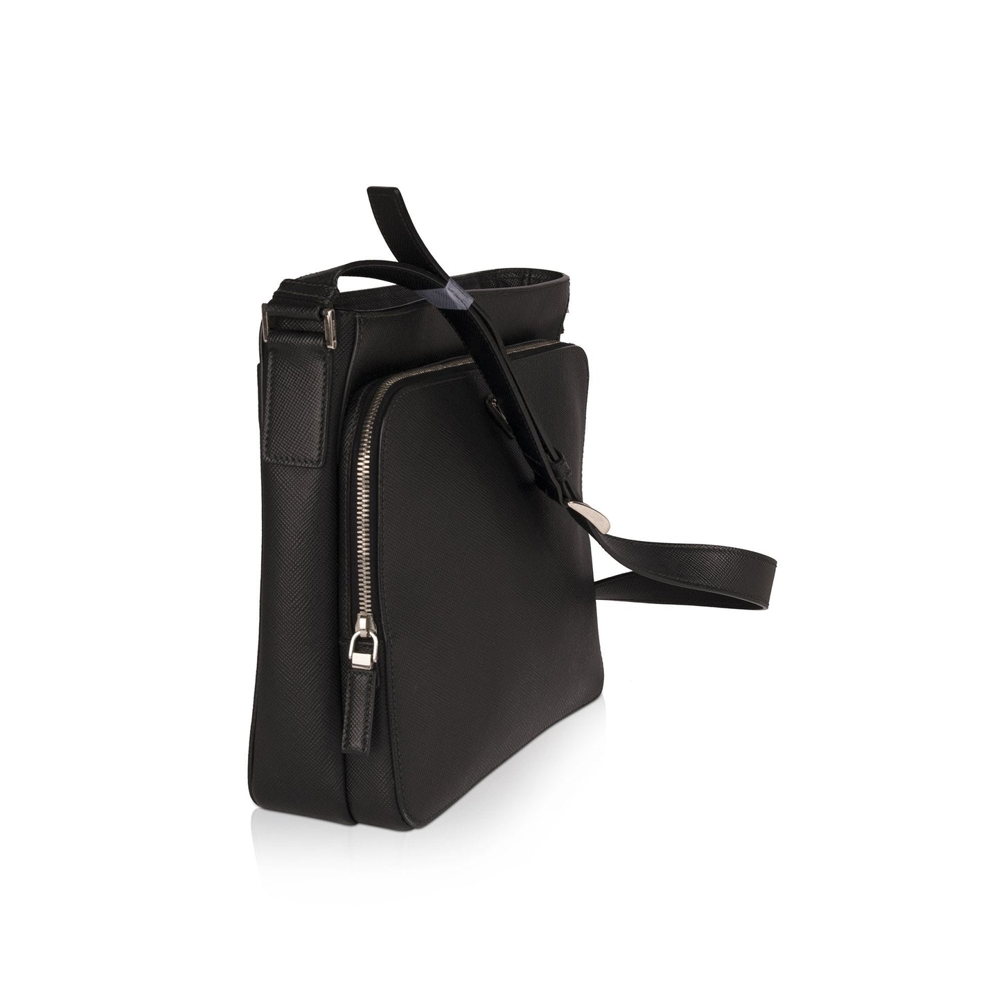 Prada Saffiano Messenger Bag Leather Travel Bag