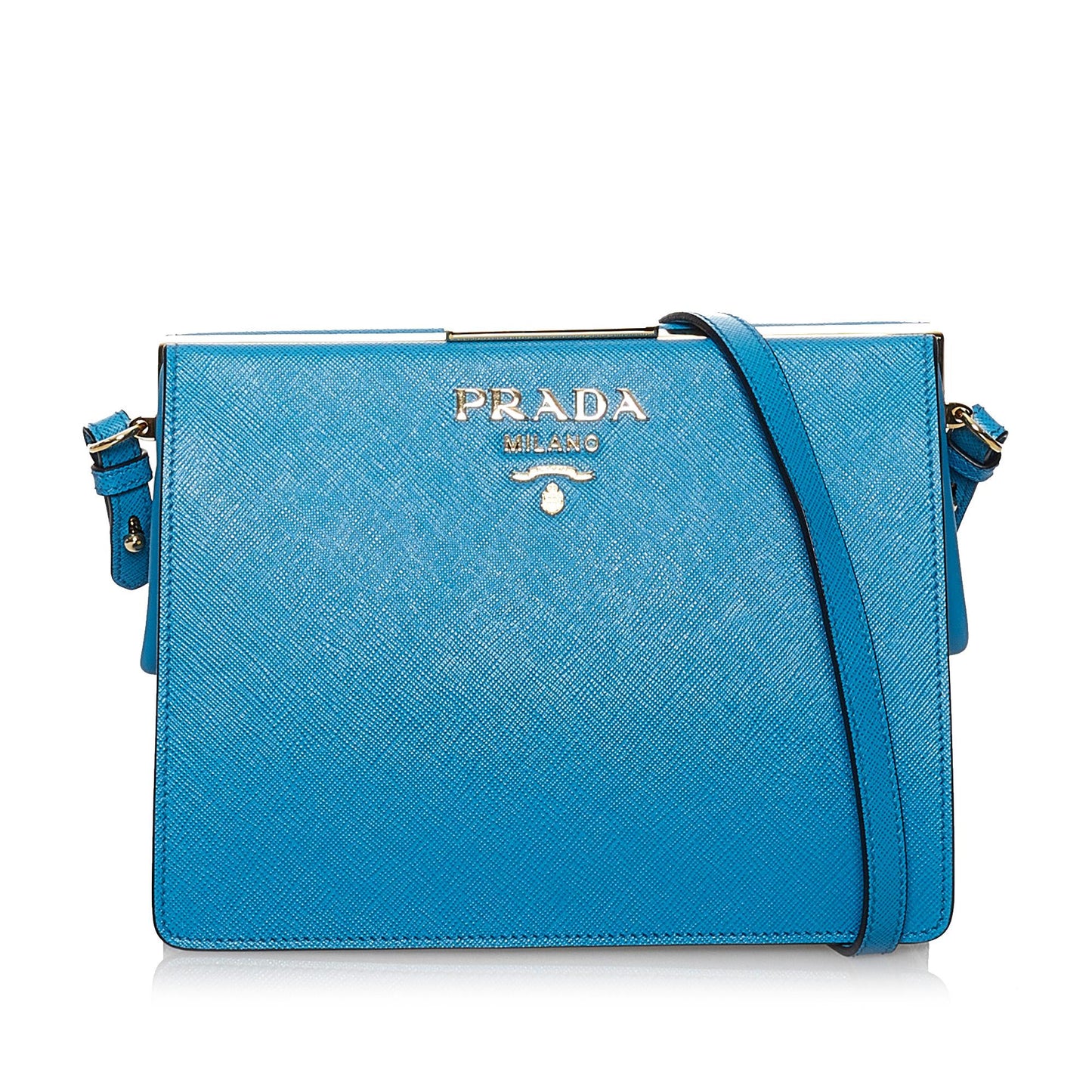Prada Light Frame Crossbody Bag Shg Saffiano