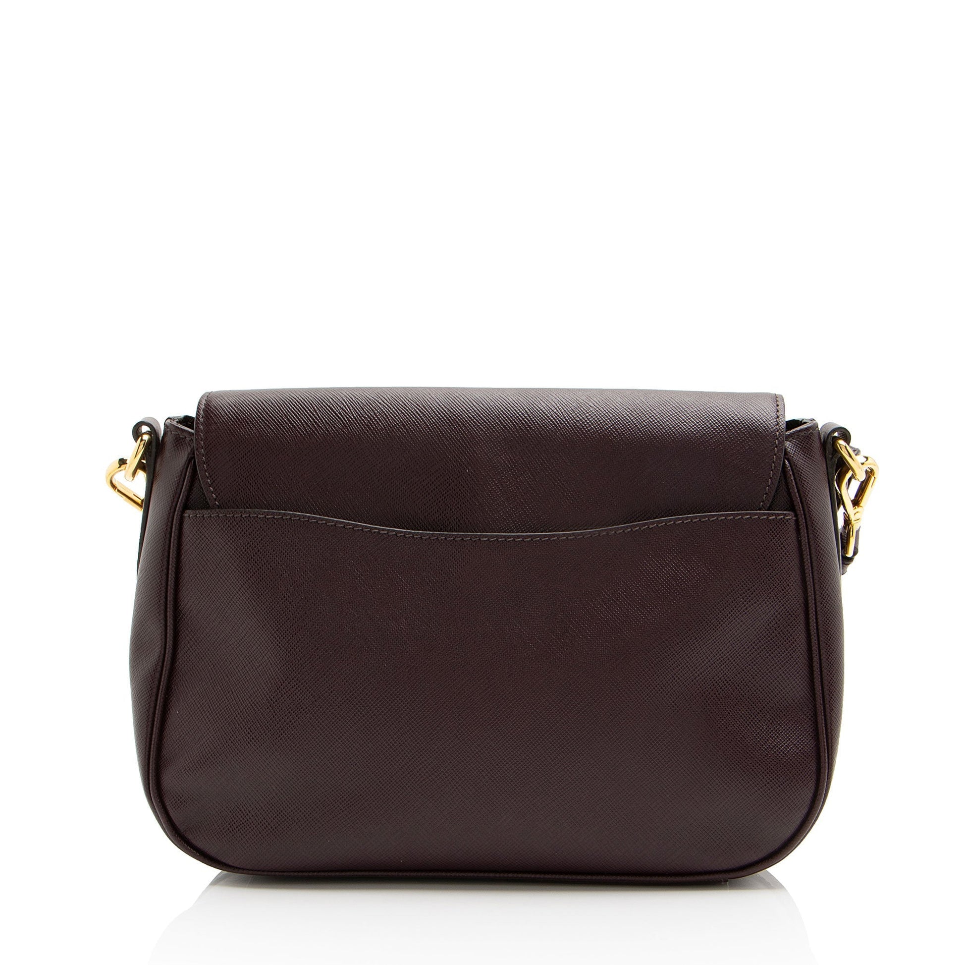 Prada Lux Buckle Messenger Shf 6X5Lzh Saffiano Mini Shoulder Bag