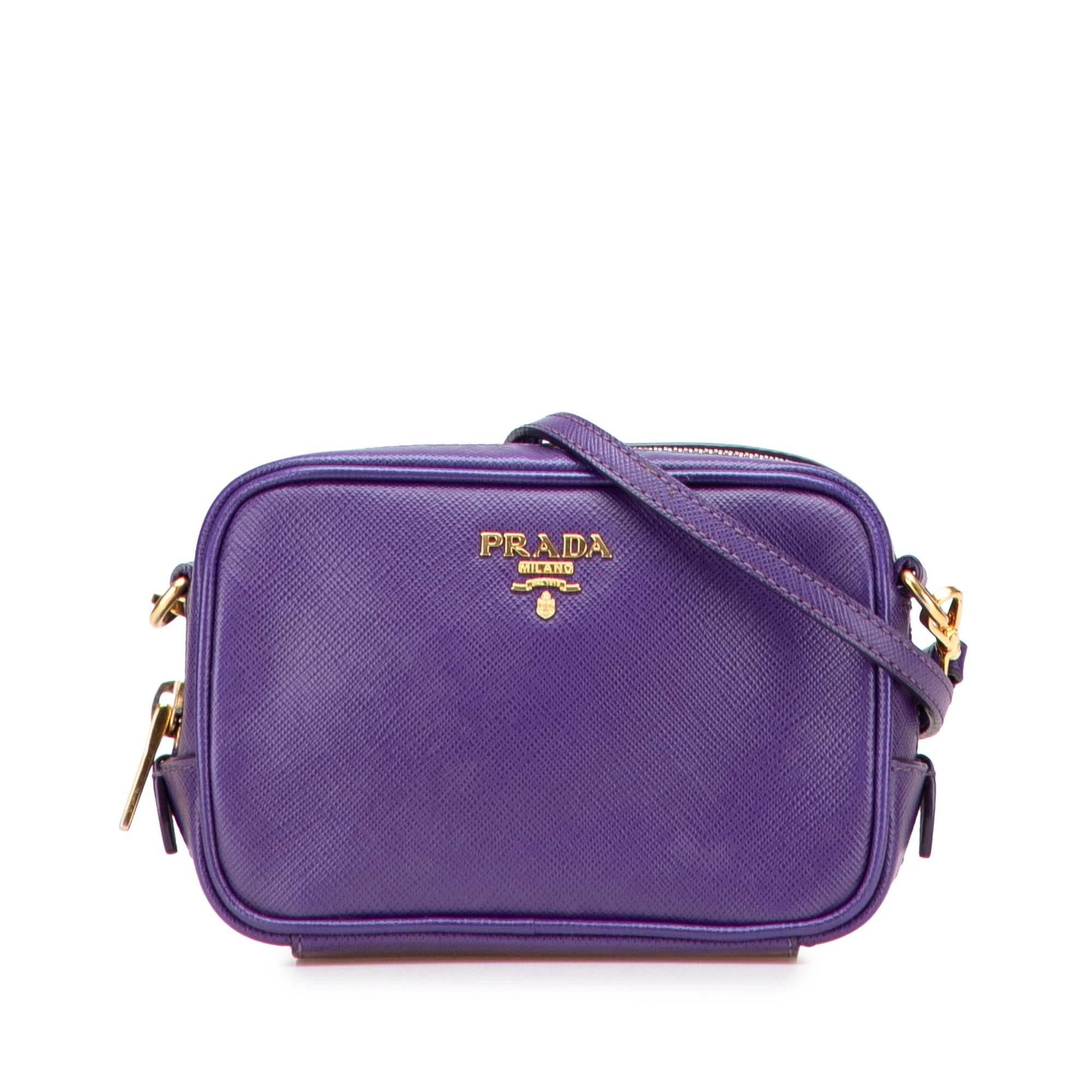 Prada Lux Camera Bag Saffiano Crossbody Bag