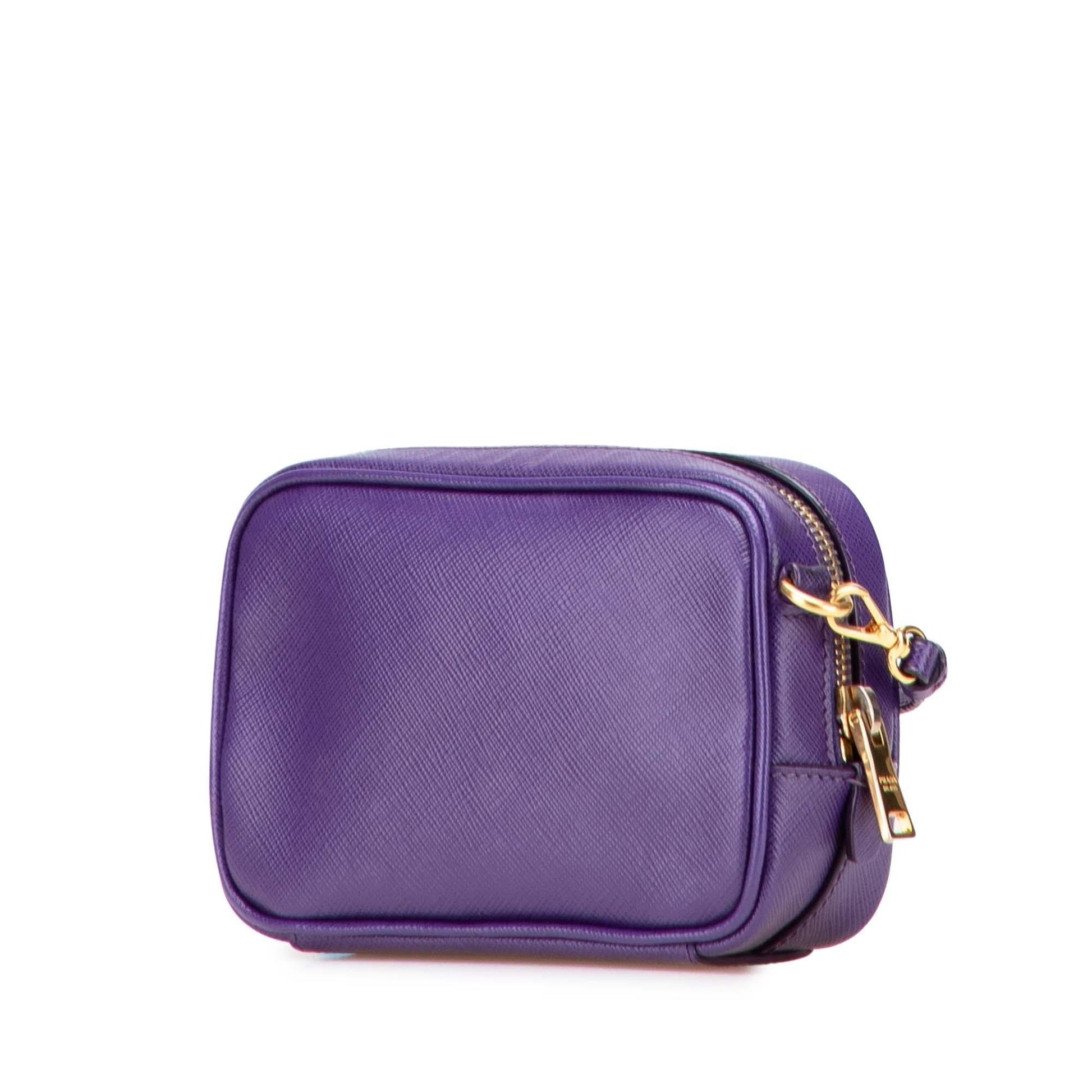 Prada Lux Camera Bag Saffiano Crossbody Bag