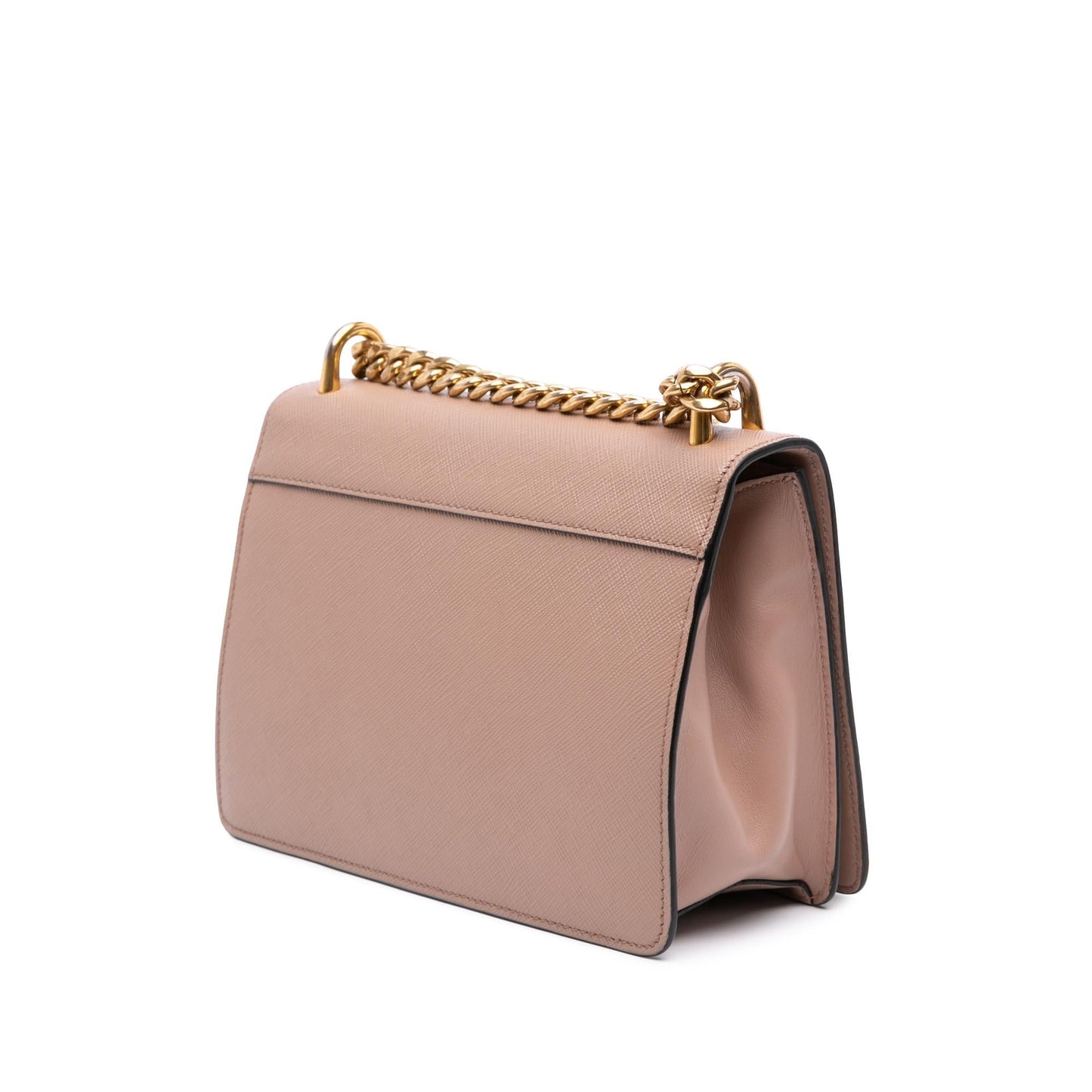 Prada Lux Crossbody Saffiano Chain Crossbody Bag