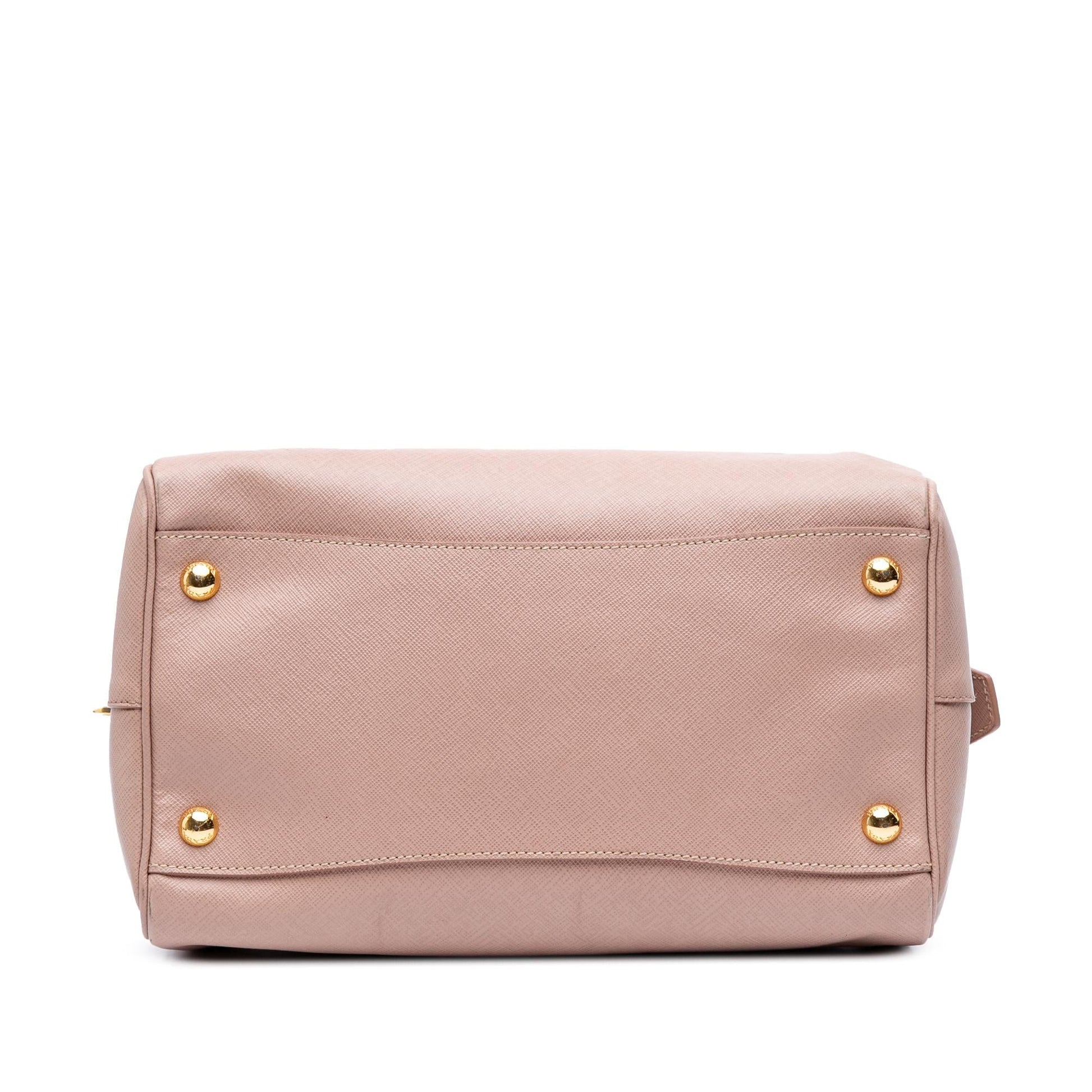Prada Lux Convertible Bowler Bag Saffiano Satchel Bag
