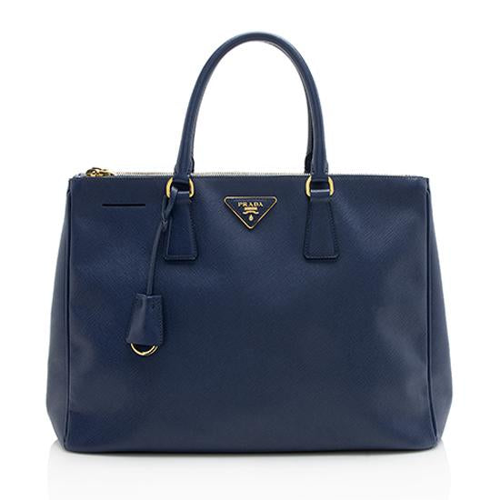 Prada Lux Double Tote Saffiano Medium Zip Tote Bag Medium Tote 1