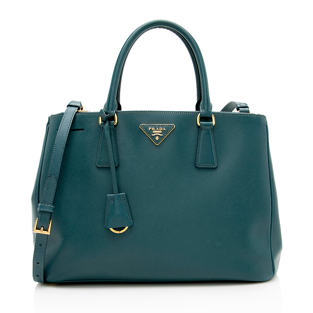 Prada Lux Double Tote Shf Saffiano Medium Zip Tote Bag Tote Shf 13593