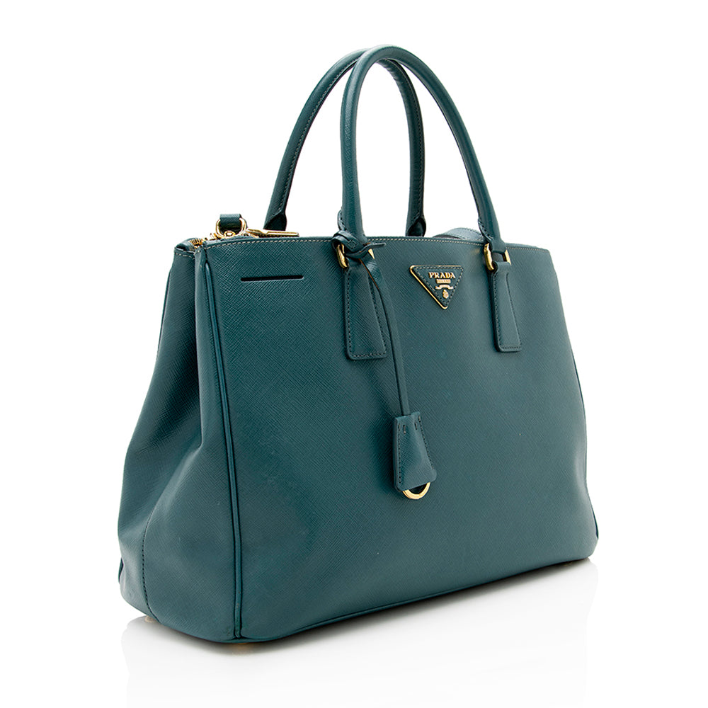 Prada Lux Double Tote Shf Saffiano Medium Zip Tote Bag Tote Shf 13593