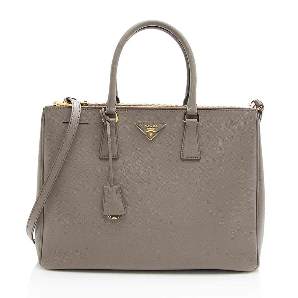 Prada Lux Double Tote Shf Saffiano Medium Zip Tote Bag Tote Shf 19354