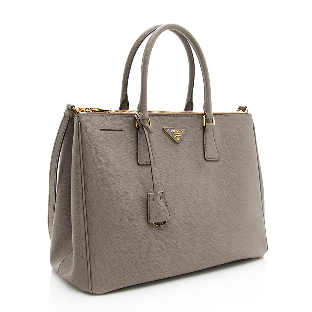 Prada Lux Double Tote Shf Saffiano Medium Zip Tote Bag Tote Shf 19354