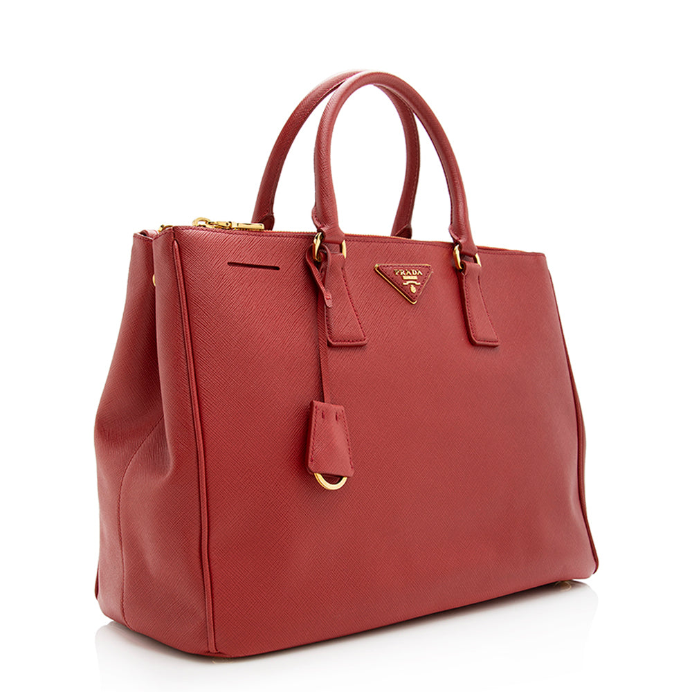 Prada Lux Double Tote Shf Saffiano Medium Zip Tote Bag Tote Shf 19790