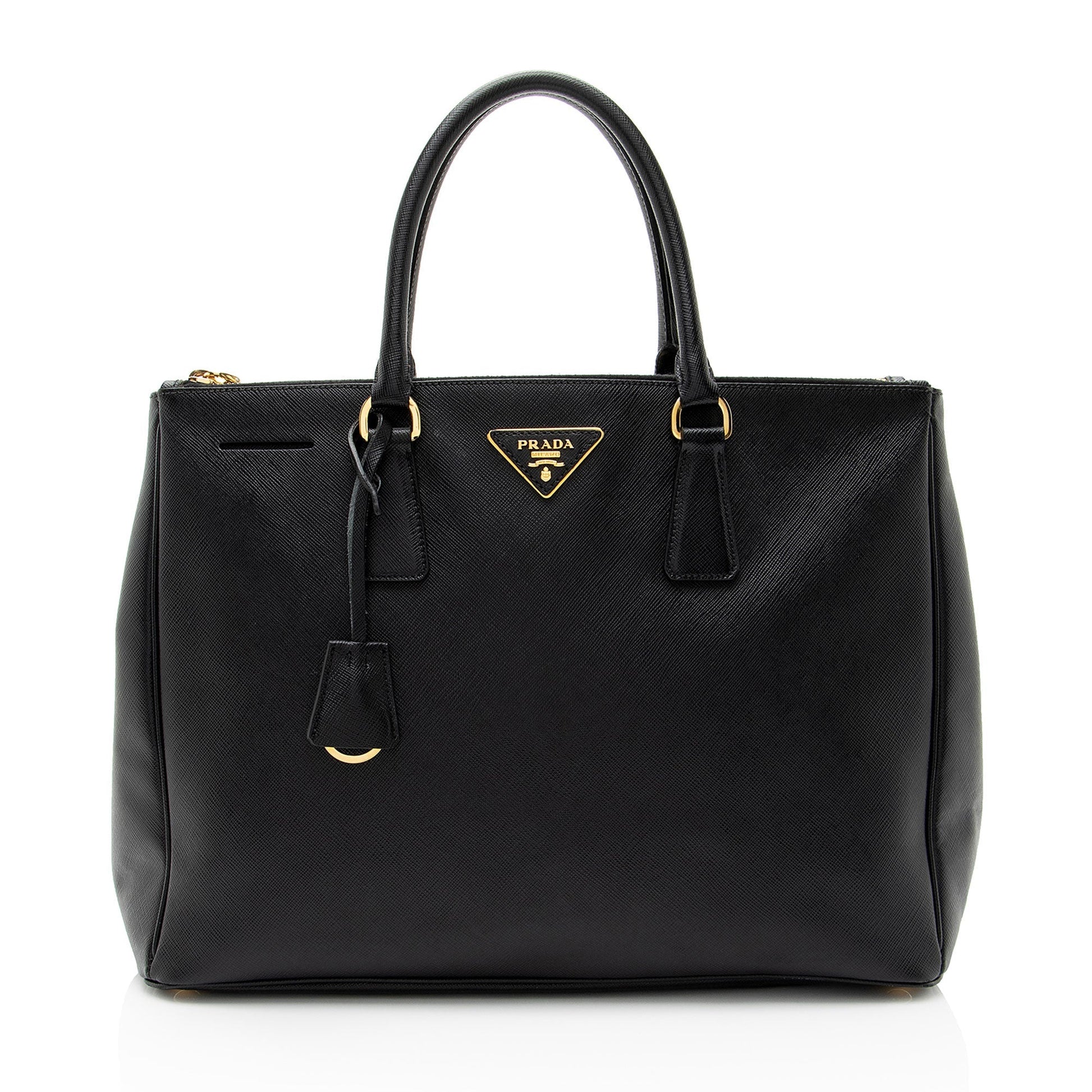 Prada Lux Double Tote Saffiano Medium Zip Tote Bag Medium Tote 2