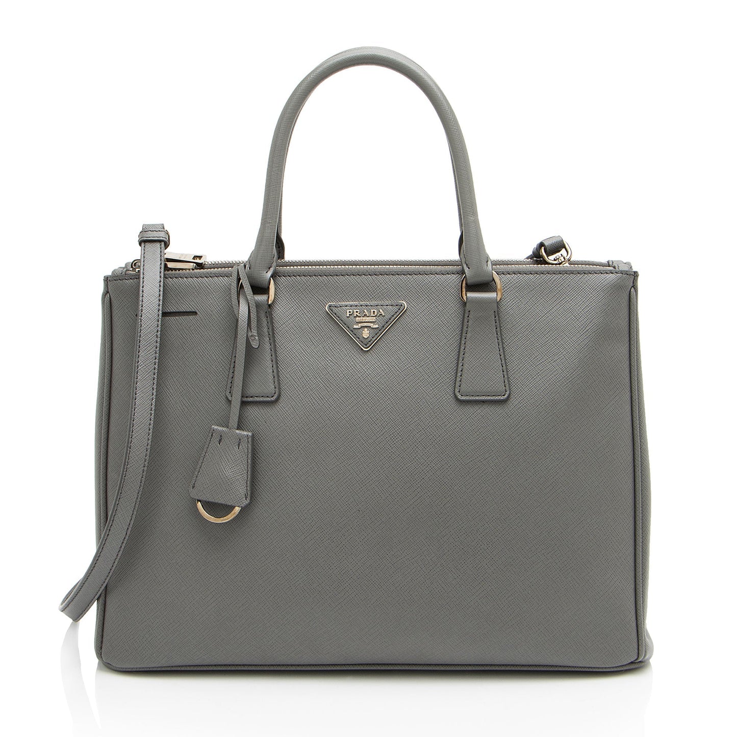 Prada Lux Double Tote Saffiano Medium Zip Tote Bag Medium Tote 4
