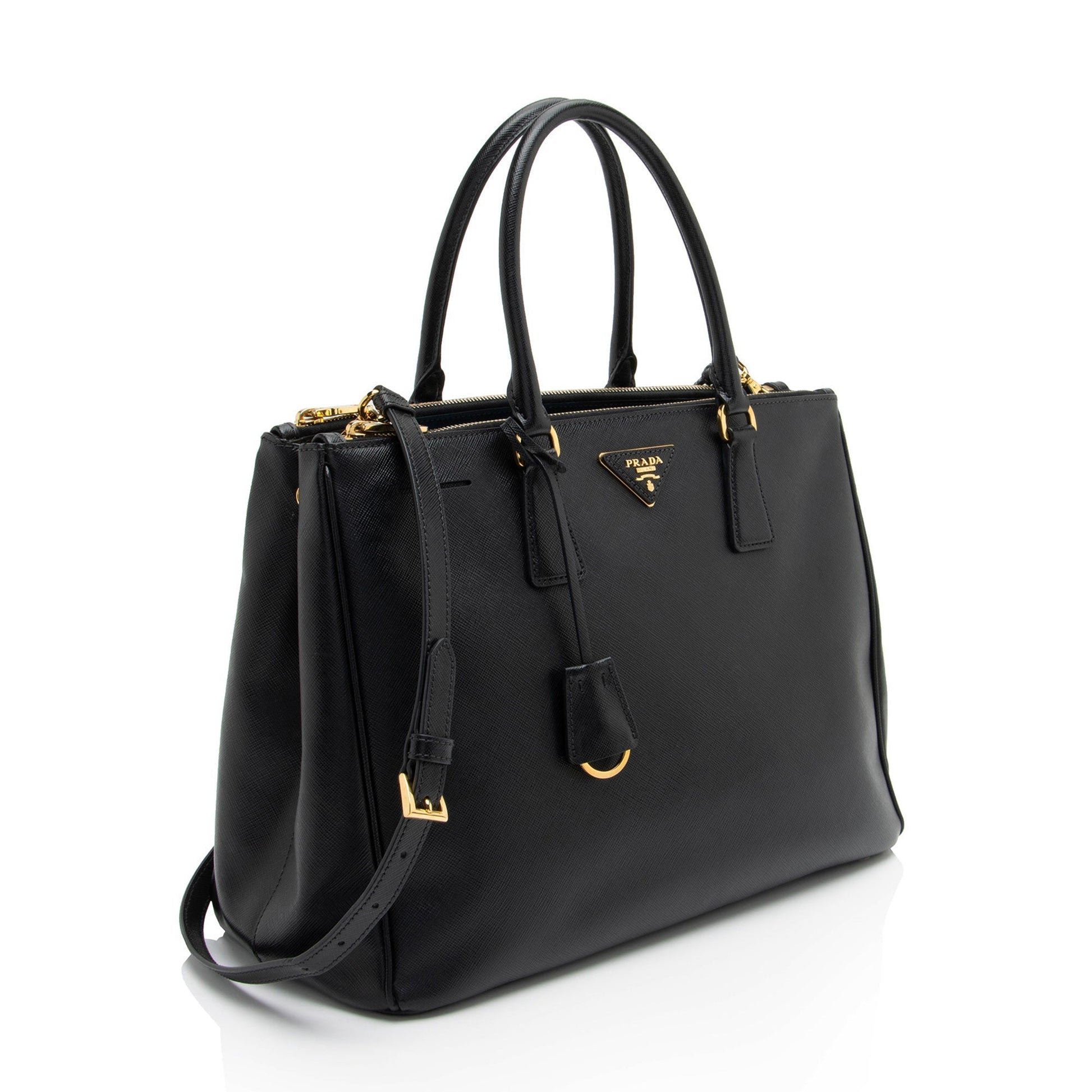 Prada Lux Double Tote Saffiano Medium Zip Tote Bag Medium Tote 6