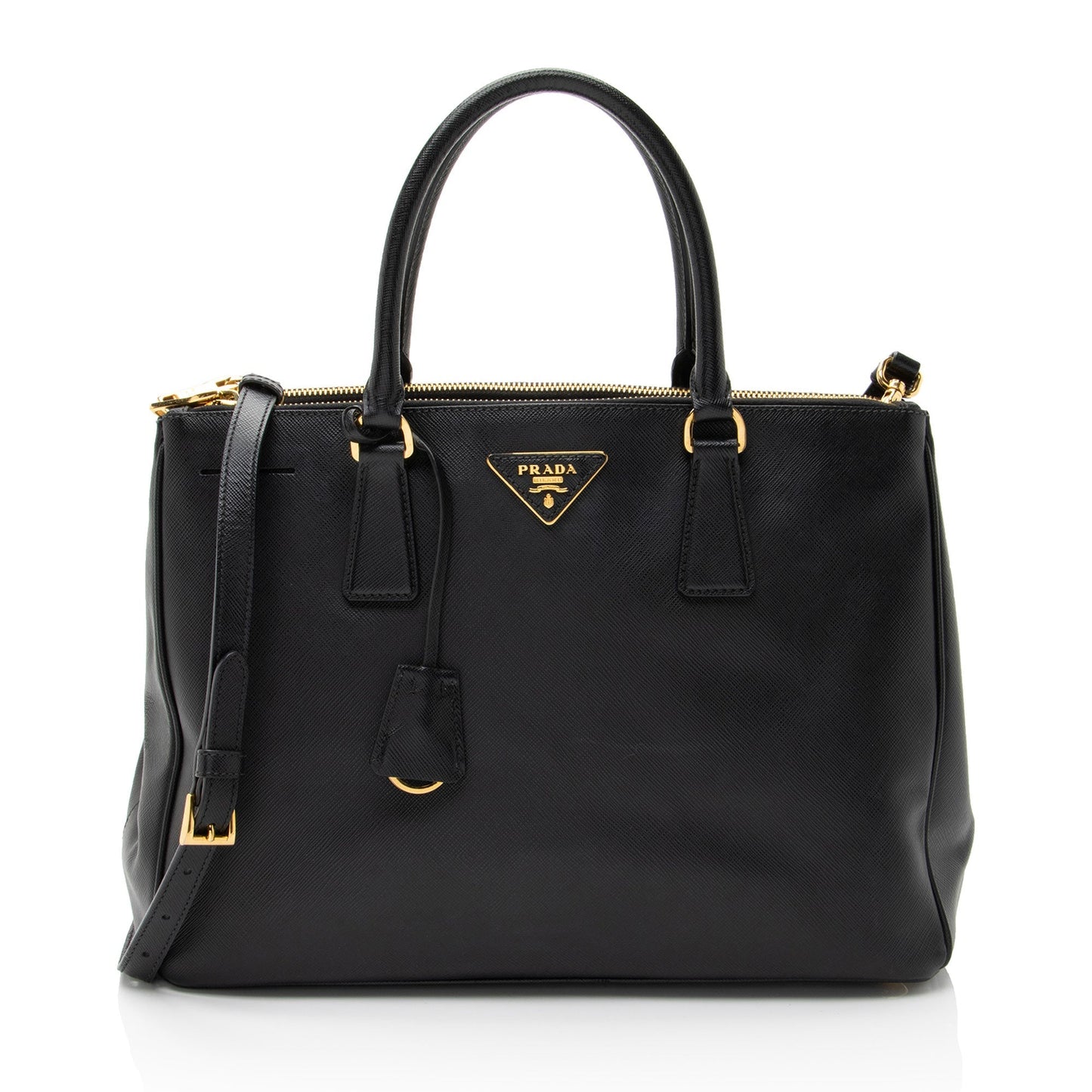 Prada Lux Double Tote Saffiano Medium Zip Tote Bag Medium Tote 5