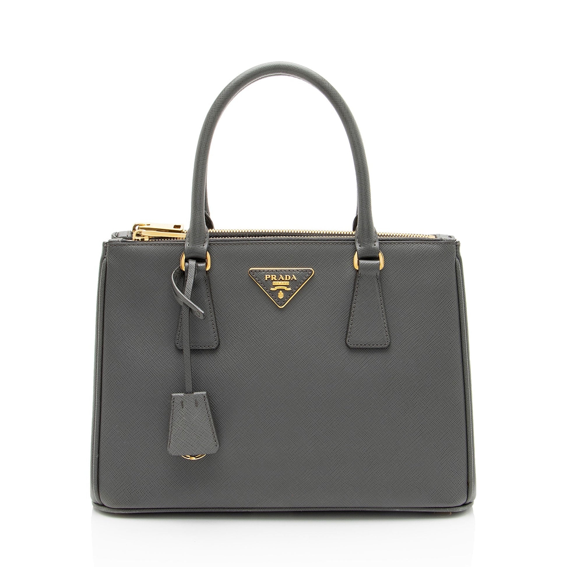 Prada Lux Double Tote Saffiano Medium Zip Tote Bag Medium Tote 8