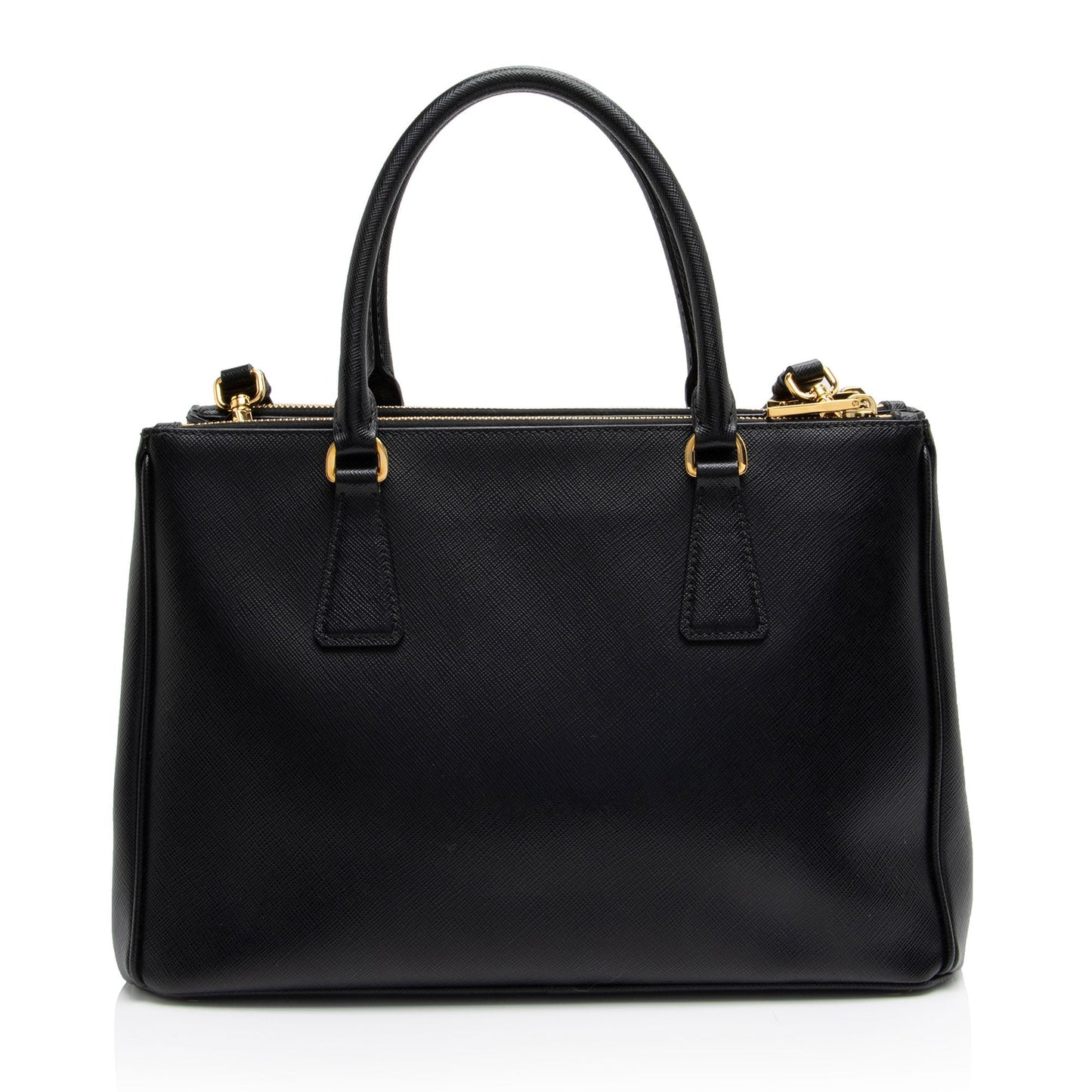 Prada Lux Double Tote Shf Lqv9Hg Saffiano Small Zip Tote Bag