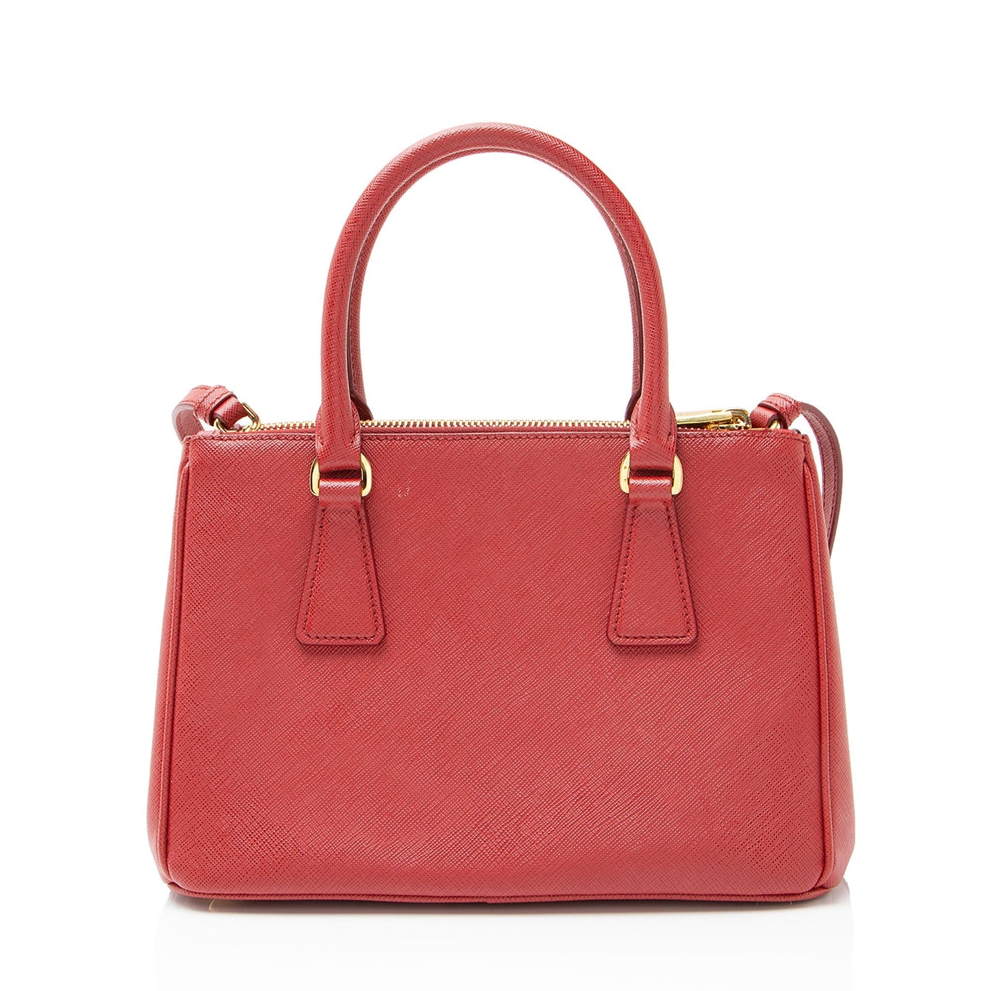 Prada Lux Double Tote Saffiano Small Zip Tote Bag Zip Small Tote