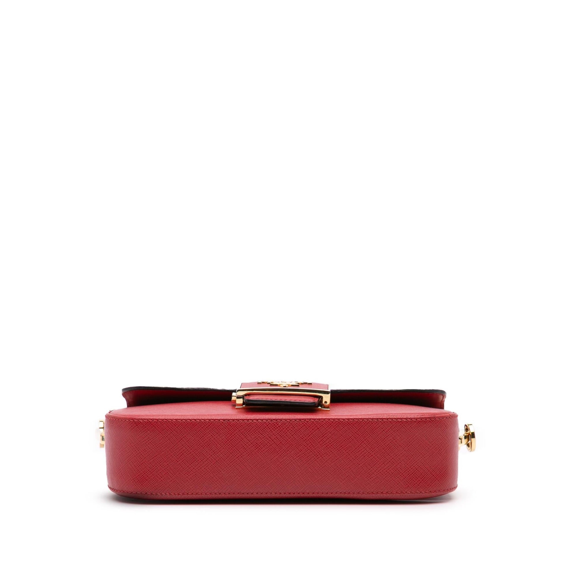 Prada Lux Embleme Satchel Saffiano Satchel Bag