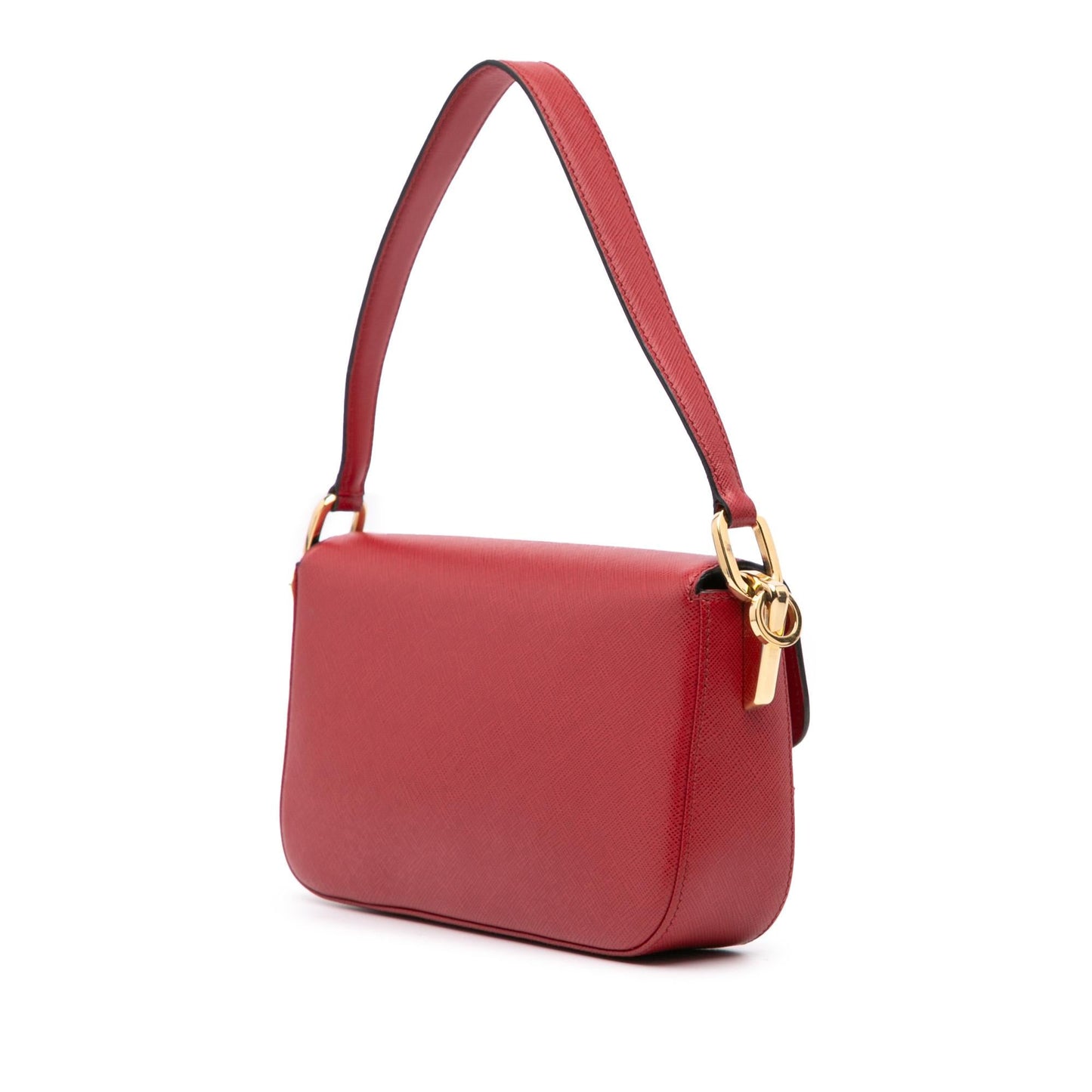 Prada Lux Embleme Satchel Saffiano Satchel Bag