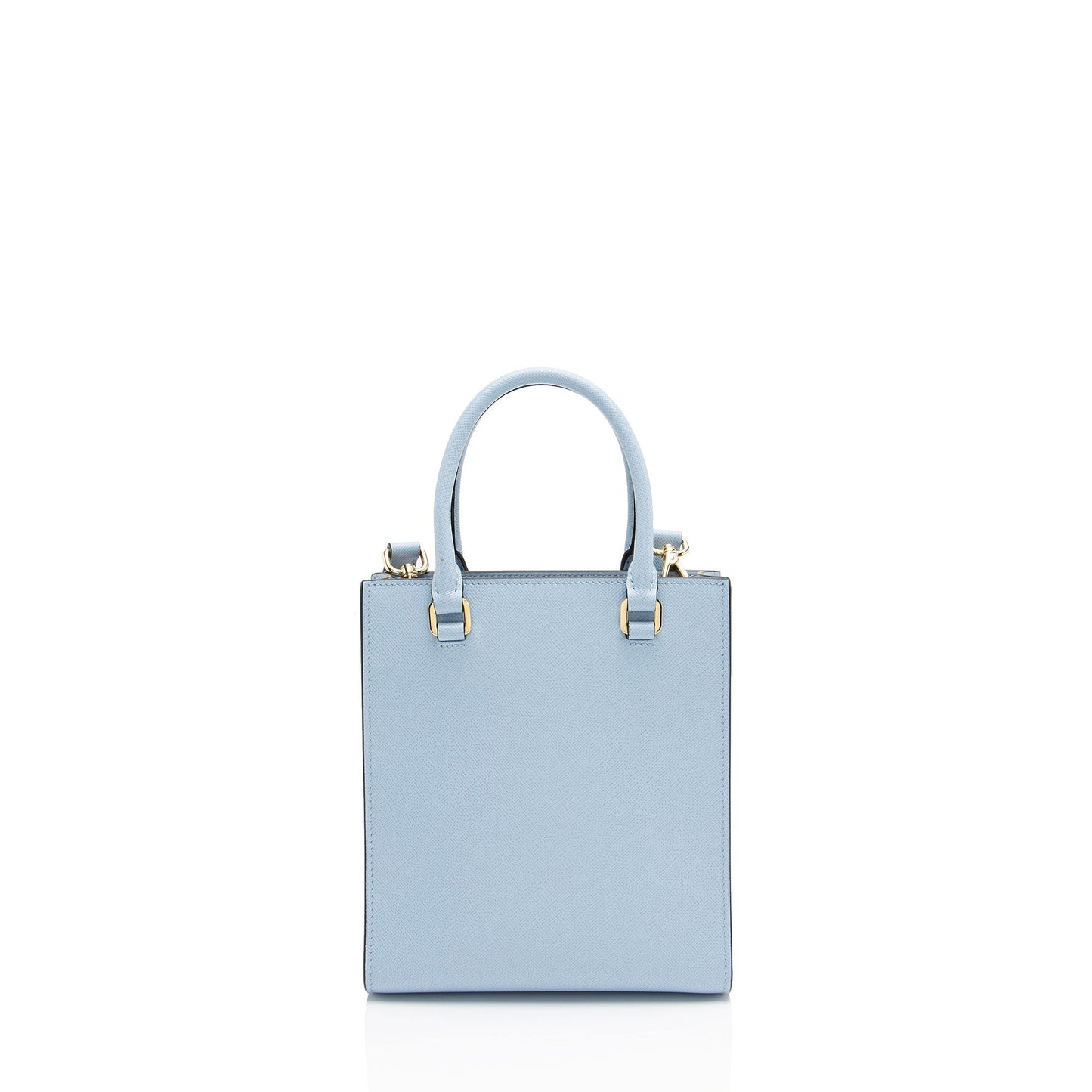 Prada Lux Tote Saffiano Small Logo Tote Bag