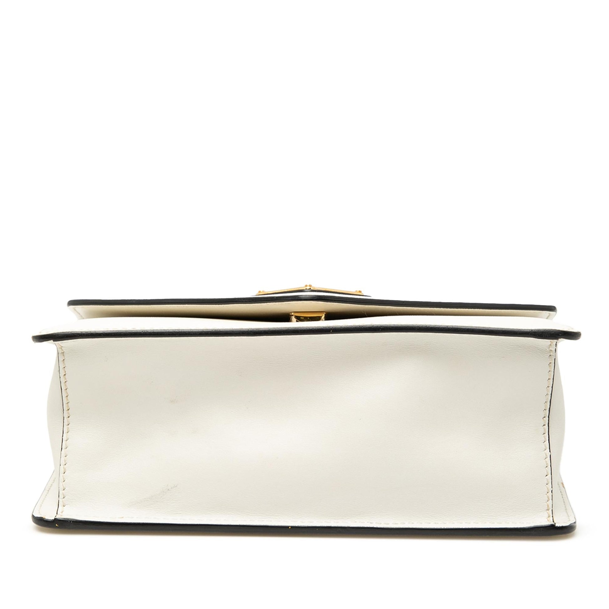 Prada Lux Envelope Crossbody Bag Saffiano Chain Flap
