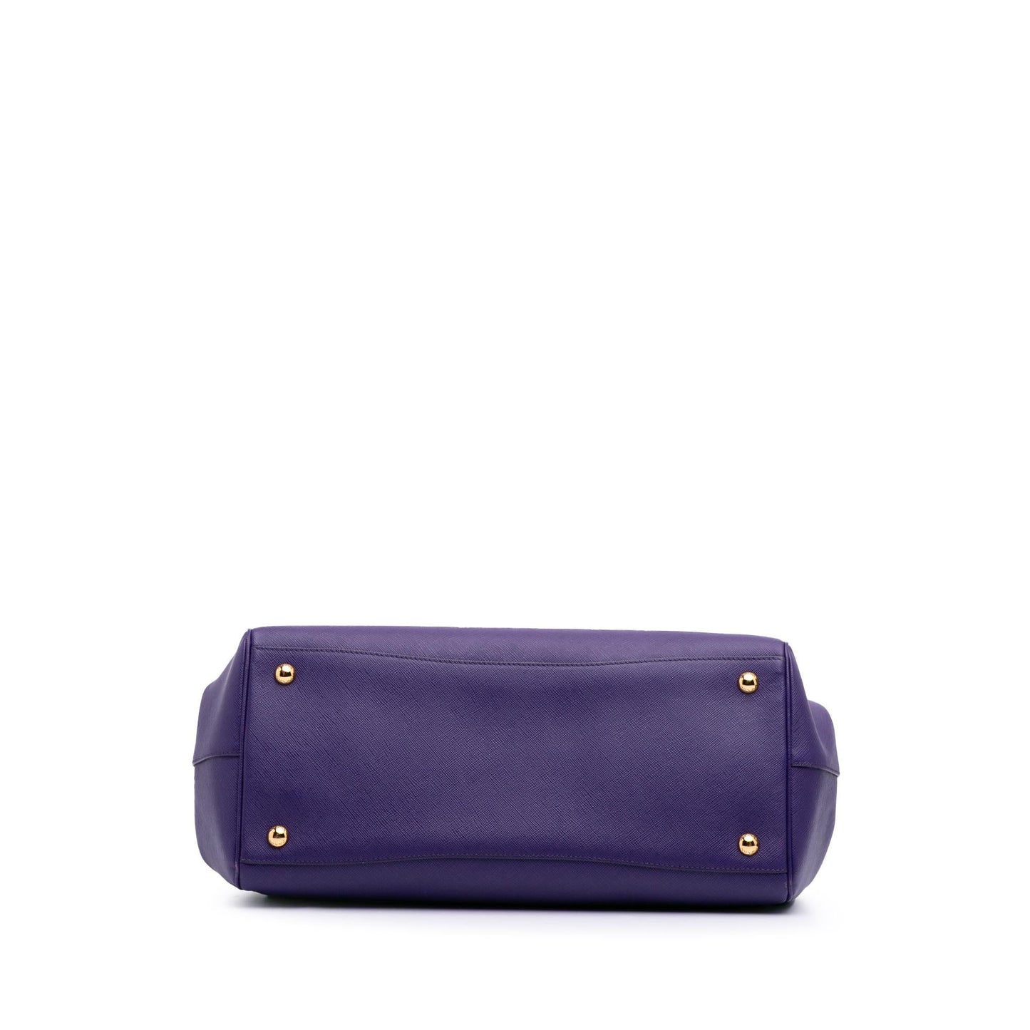 Prada Lux Frame Handbag Saffiano Satchel Bag