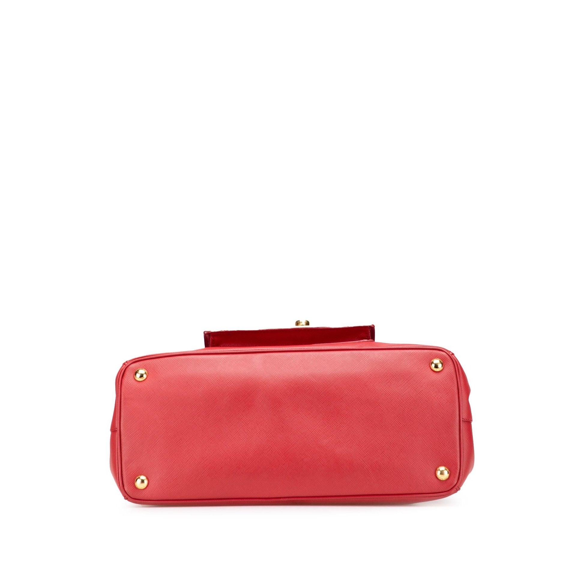 Prada Lux Galleria Double Front Pocket Satchel Saffiano Zip Satchel Bag Pocket Satchel 1