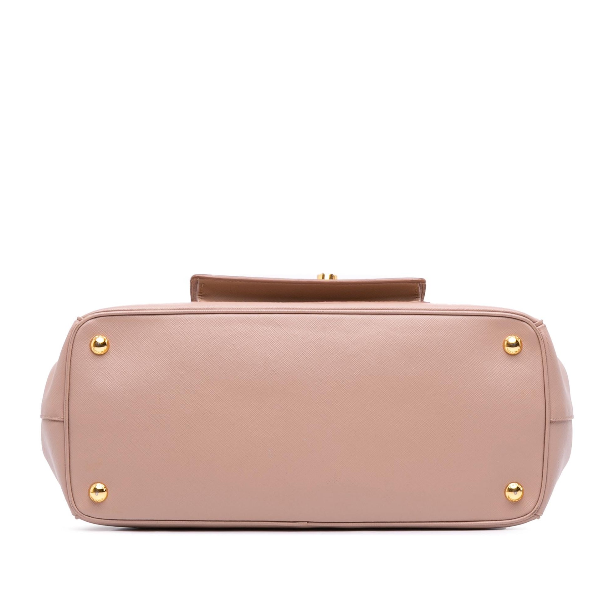 Prada Lux Galleria Double Front Pocket Satchel Saffiano Zip Satchel Bag Pocket Satchel 3