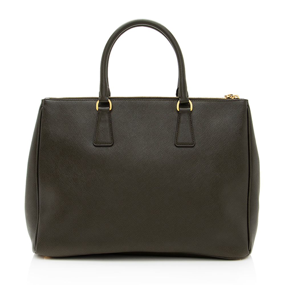 Prada Lux Double Tote Shf Saffiano Large Zip Tote Bag Tote Shf 19762