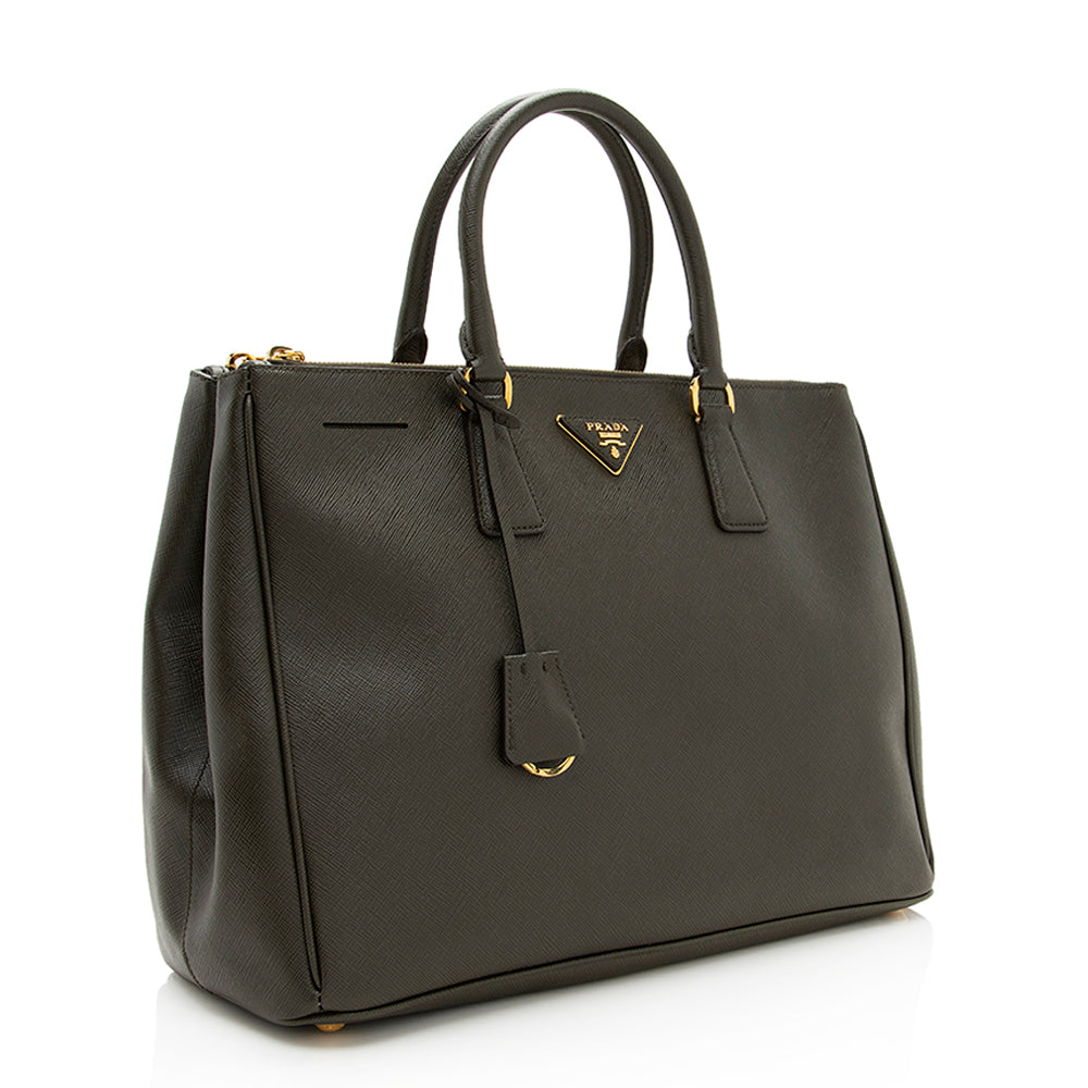 Prada Lux Double Tote Shf Saffiano Large Zip Tote Bag Tote Shf 19762