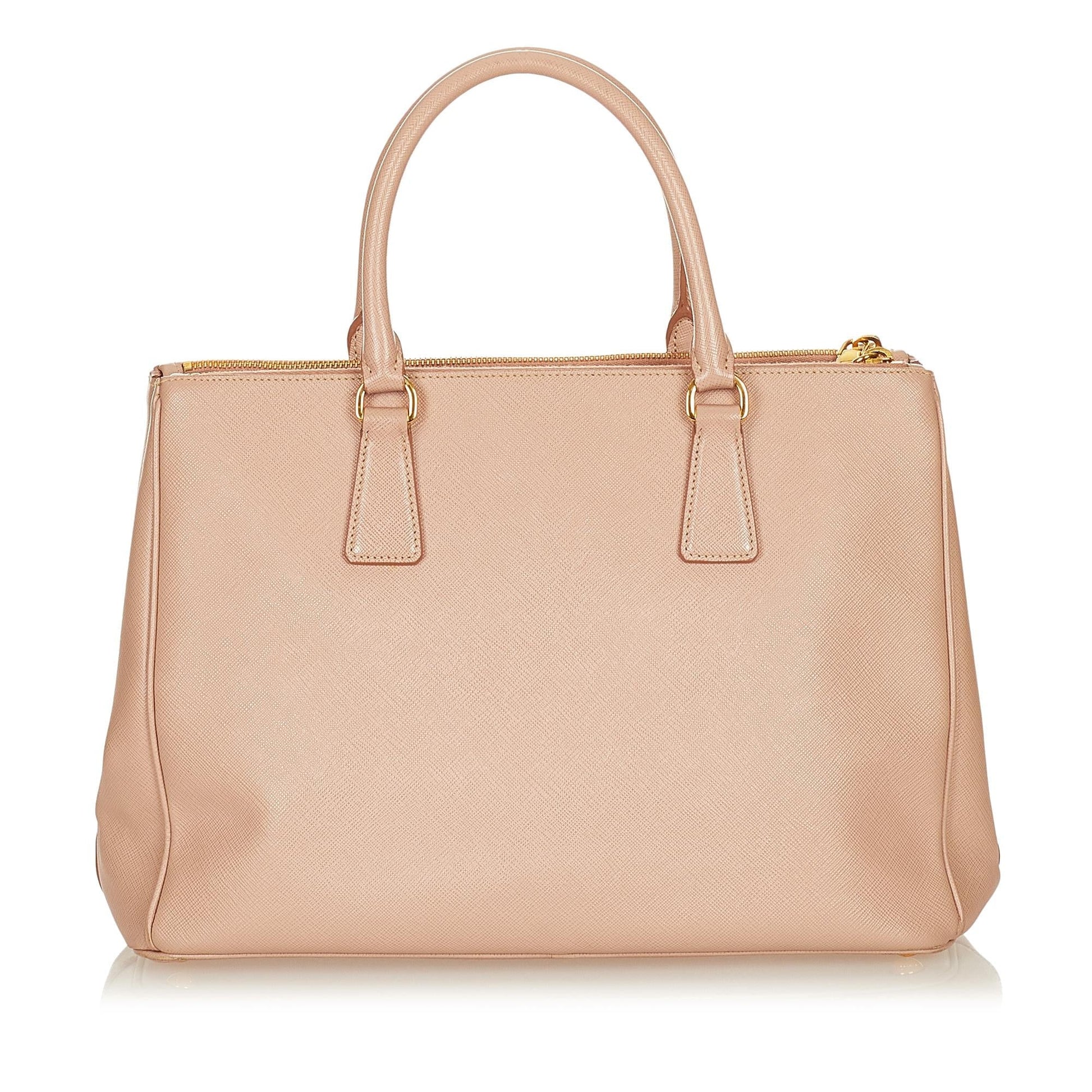 Prada Lux Galleria Double Satchel Shg Saffiano Zip Satchel Bag
