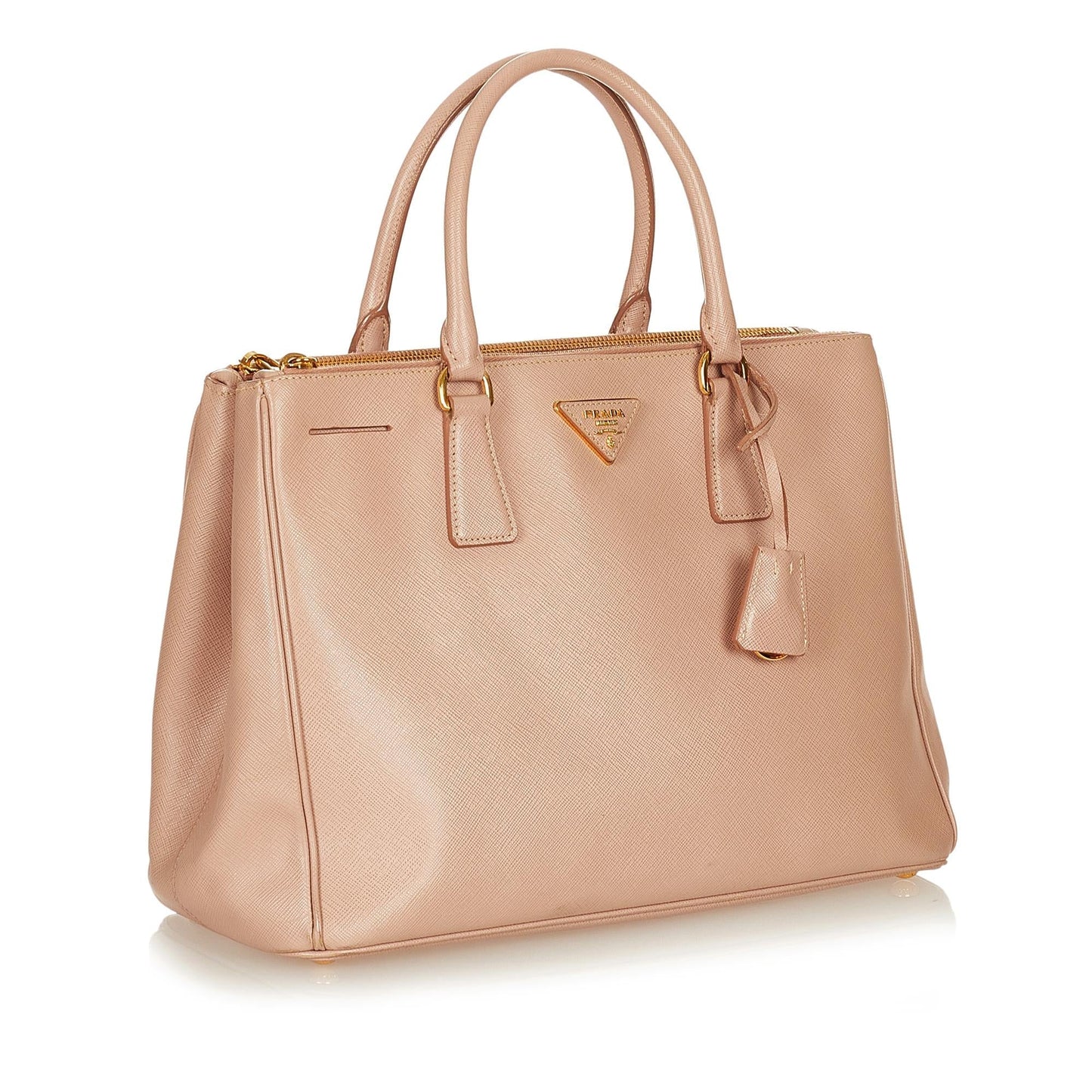 Prada Lux Galleria Double Satchel Shg Saffiano Zip Satchel Bag