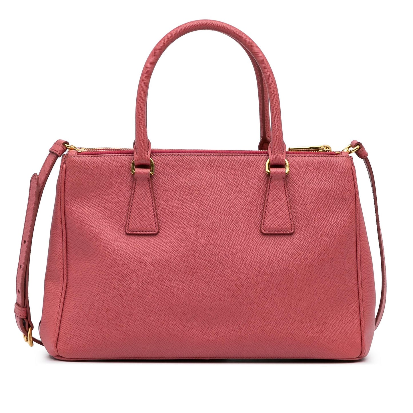 Prada Lux Galleria Double Shg Cdfeen Satchel Bag Saffiano Zip