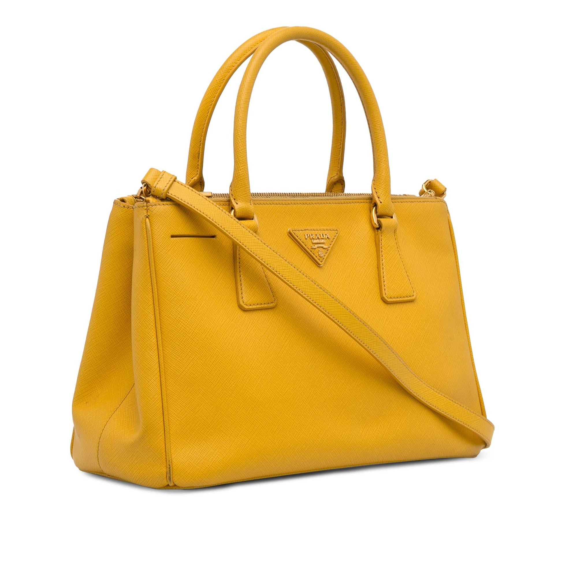 Prada Lux Galleria Double Shg Jdljpx Satchel Bag Saffiano Zip