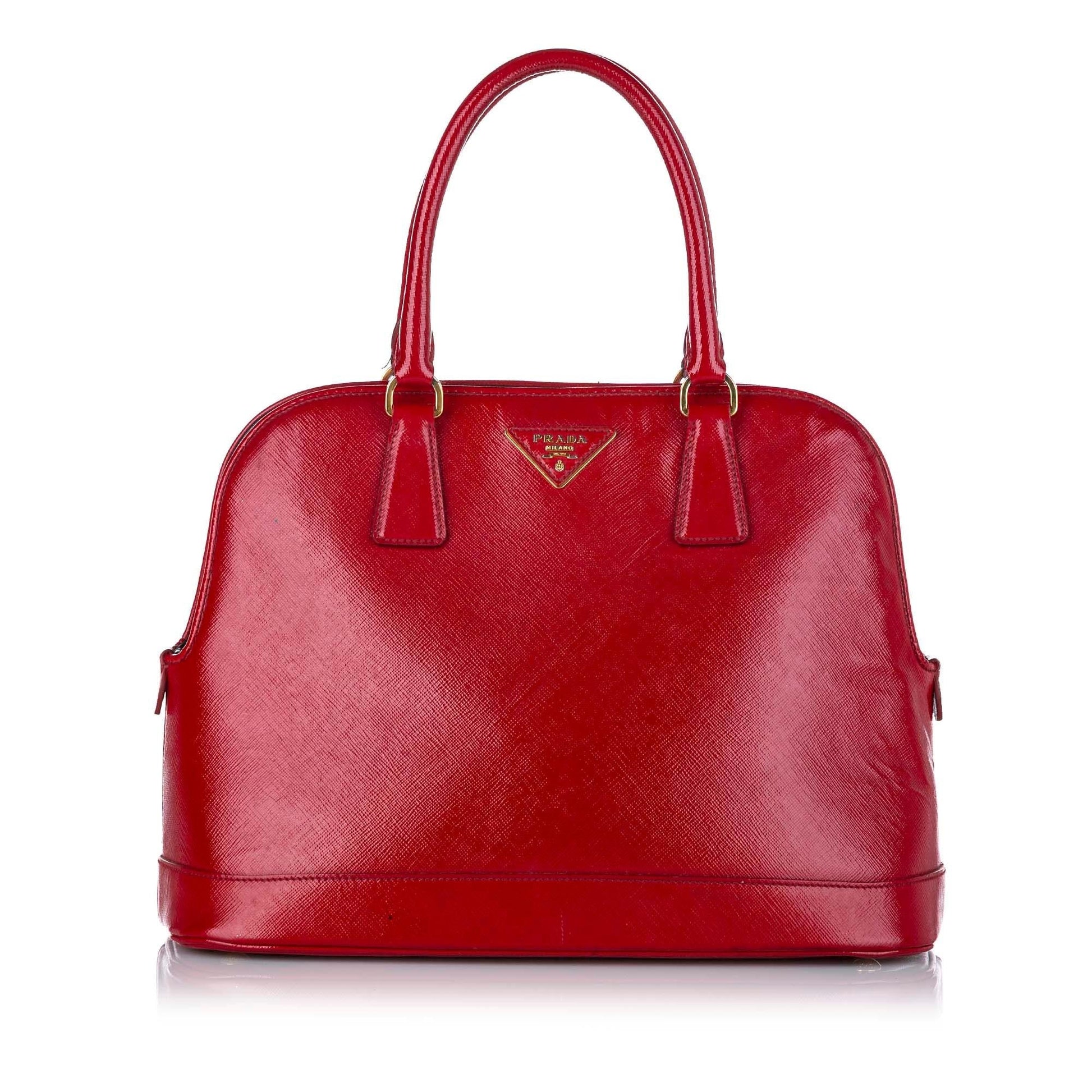 Prada Lux Handbag Shg Saffiano Satchel Bag