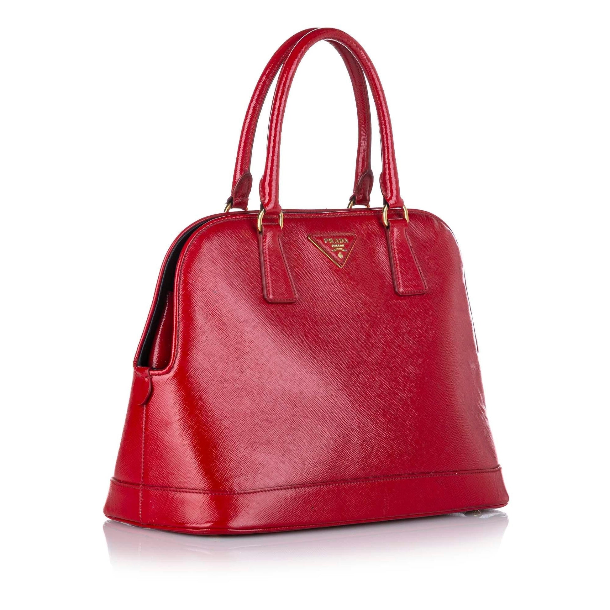 Prada Lux Handbag Shg Saffiano Satchel Bag