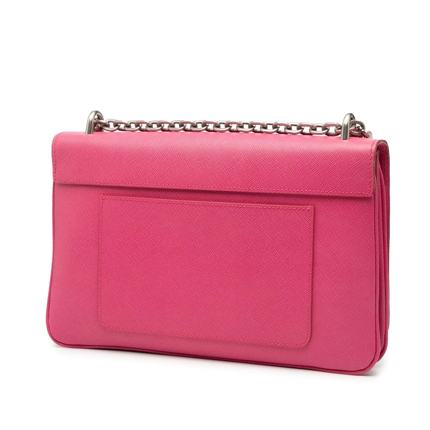 Prada Lux Lock Crossbody Bag Saffiano Chain Flap Chain Flap 1