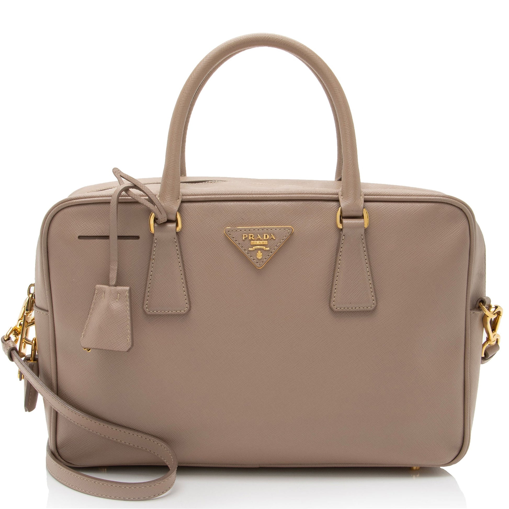 Prada Lux Satchel Shf Ajb8D6 Saffiano Medium Satchel Bag