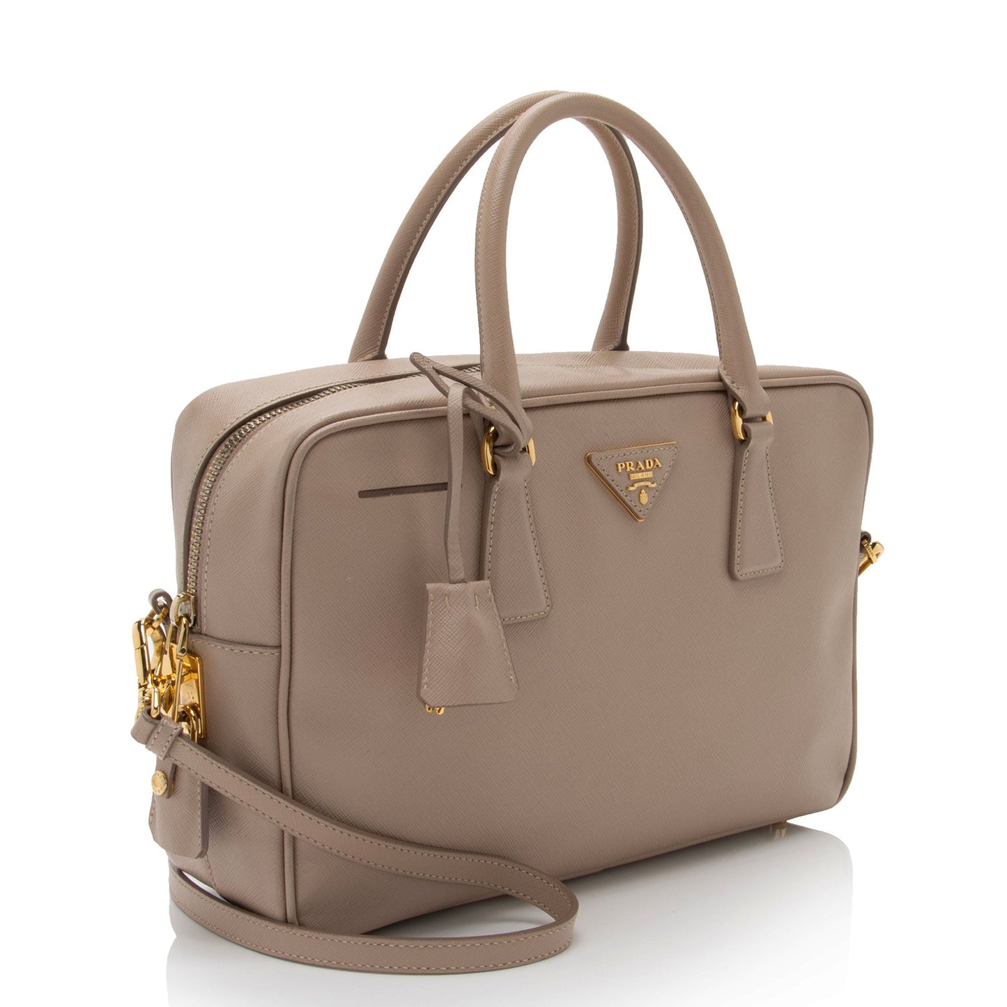 Prada Lux Satchel Shf Ajb8D6 Saffiano Medium Satchel Bag