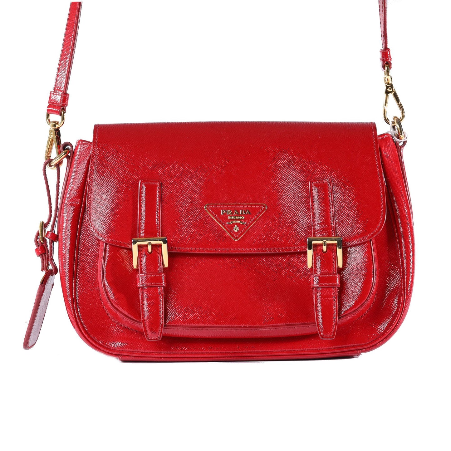 Prada Saffiano Lux Messenger Bag Travel Bag
