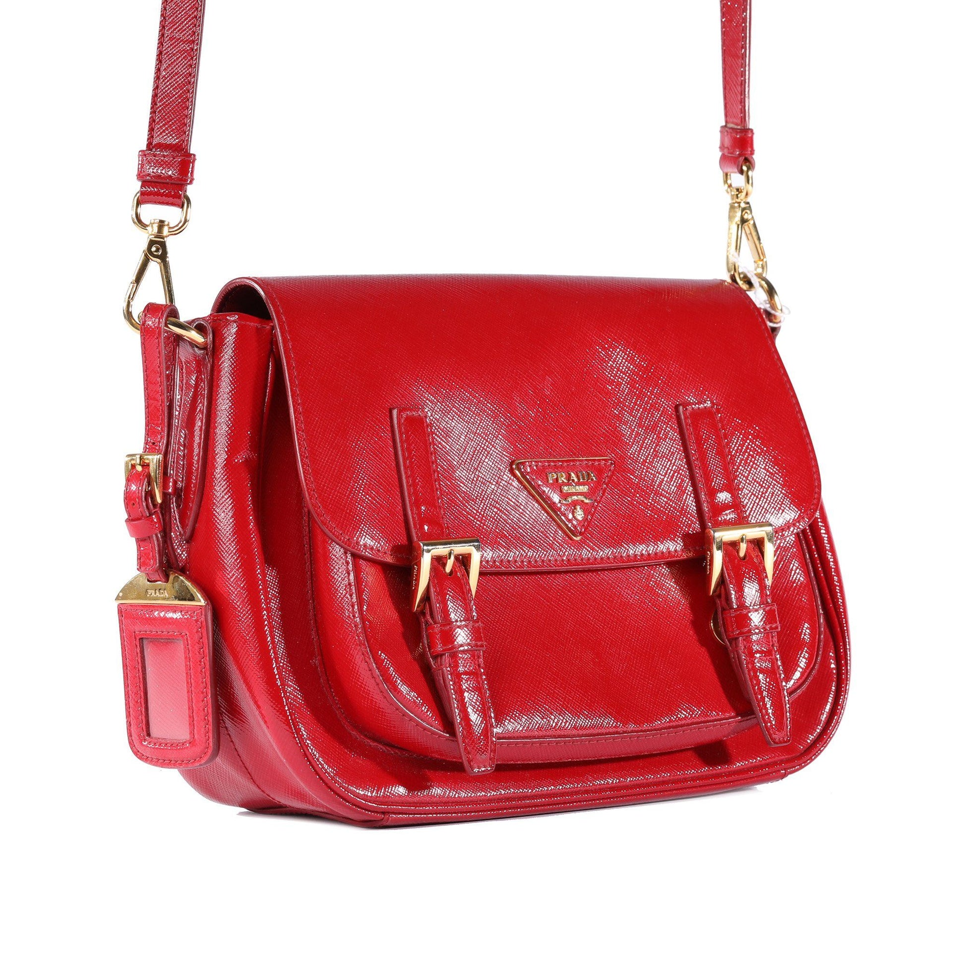 Prada Saffiano Lux Messenger Bag Travel Bag