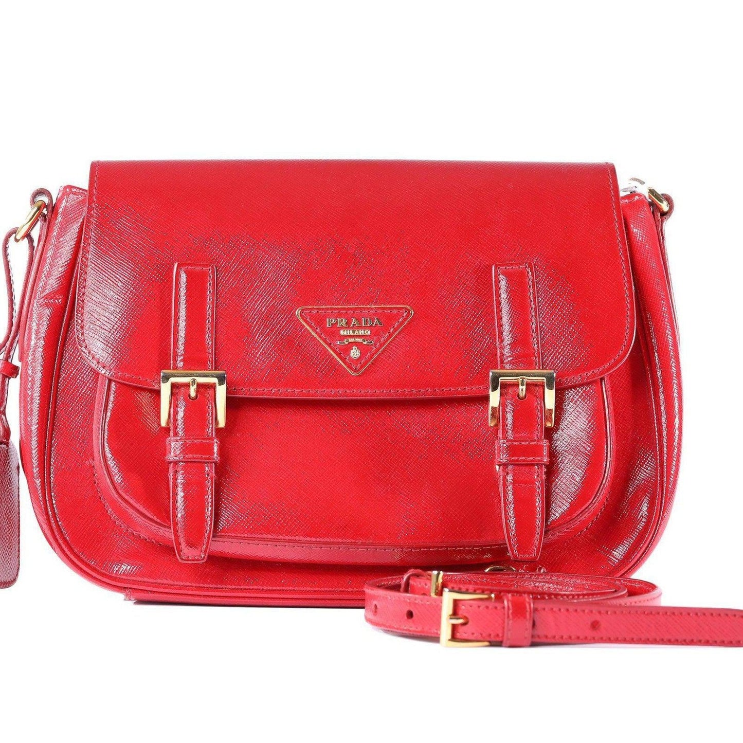 Prada Saffiano Lux Messenger Bag Travel Bag