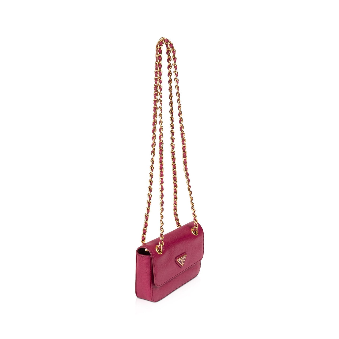 Prada Saffiano Lux Bag Mini Flap Travel Bag