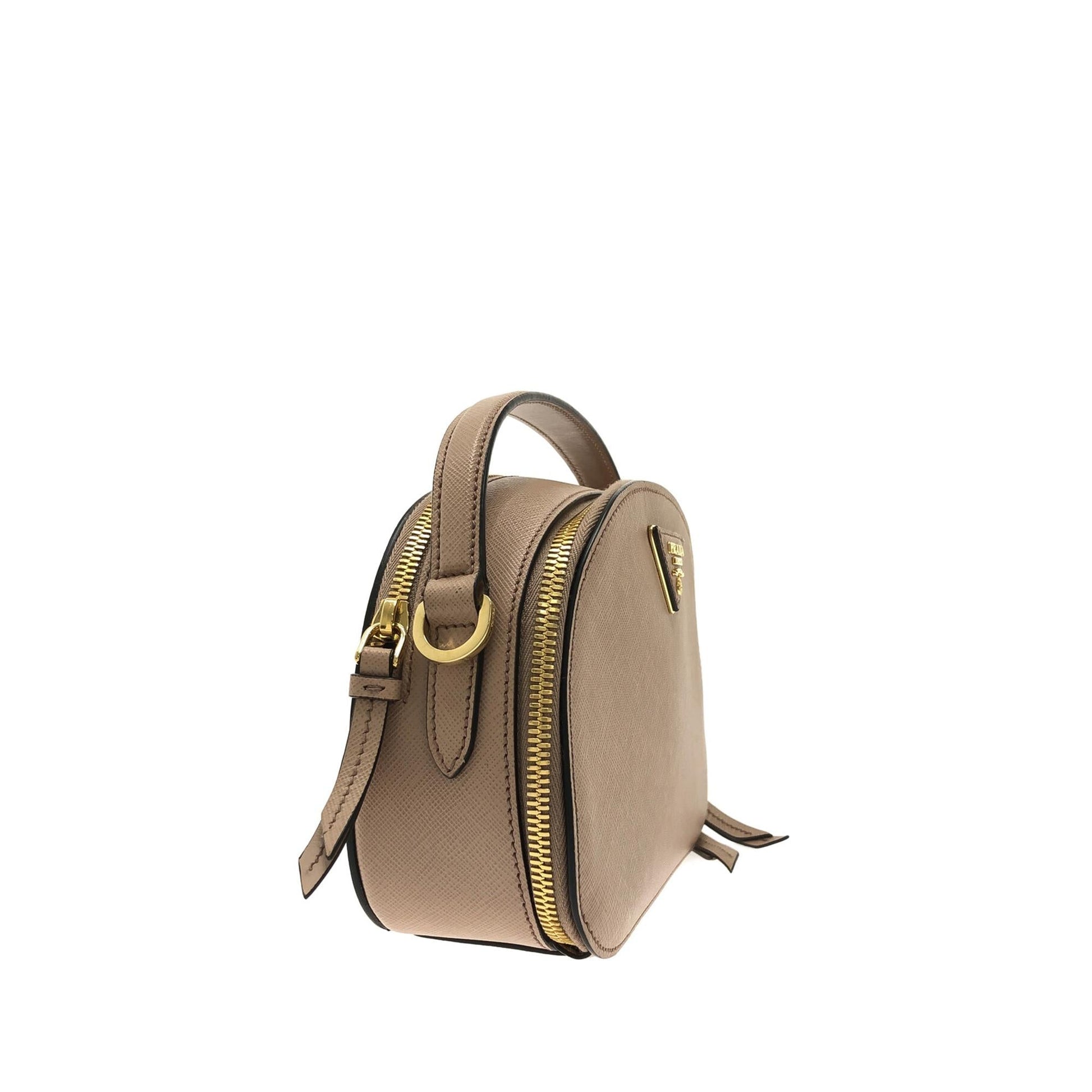Prada Lux Odette Satchel Shg Nlbnfm Saffiano Satchel Bag