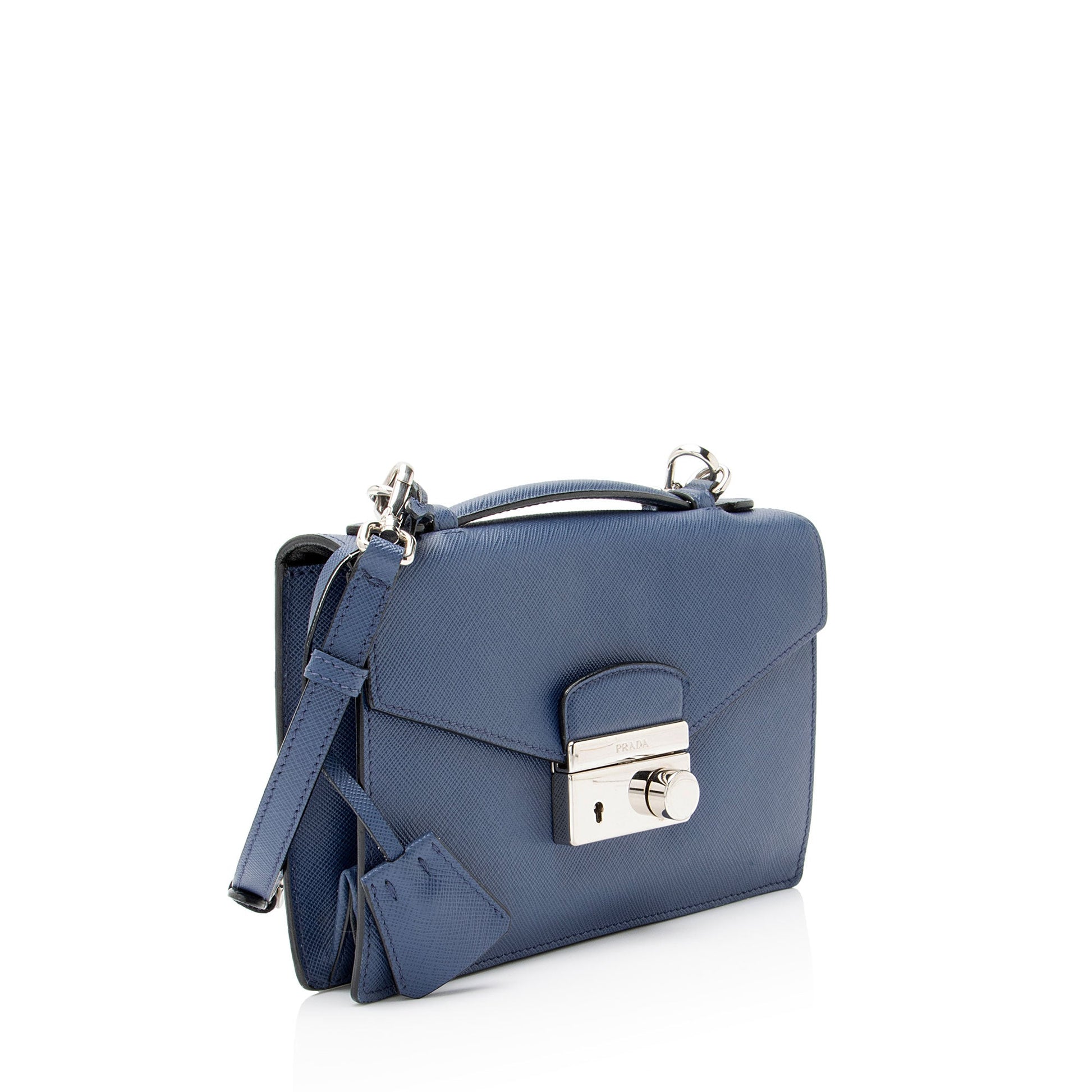 Prada Lux Sound Crossbody Saffiano Mini Crossbody Bag