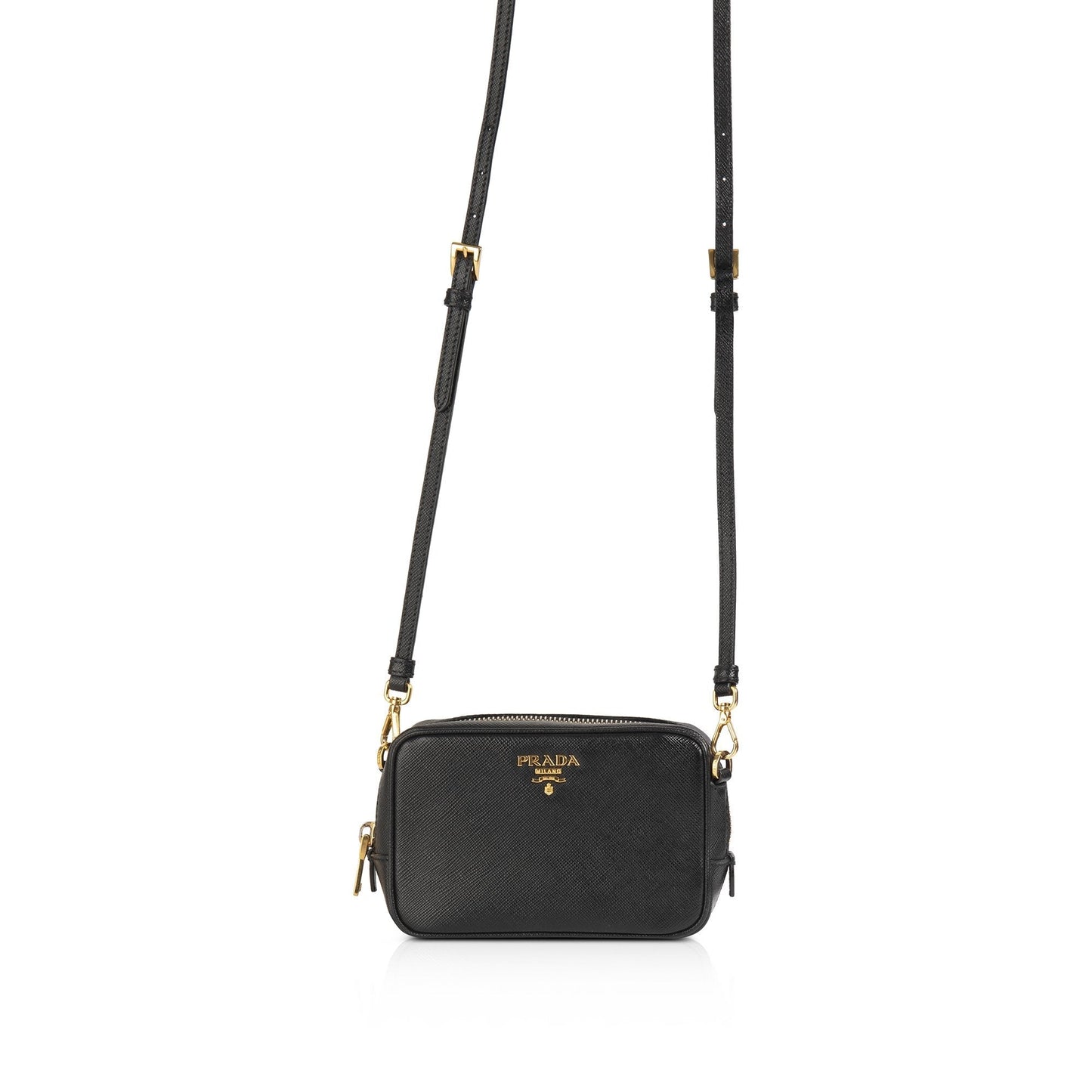 Prada Saffiano Camera Crossbody Bag Mini Crossbody Bag