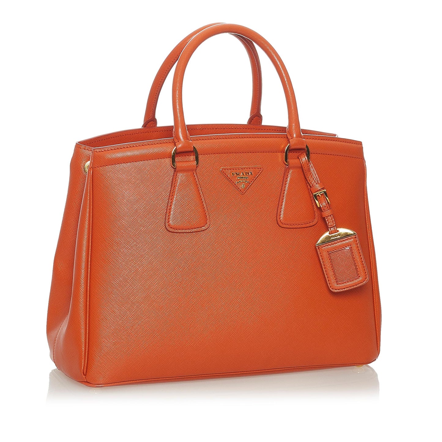 Prada Parabole Handbag Shg Saffiano Satchel Bag