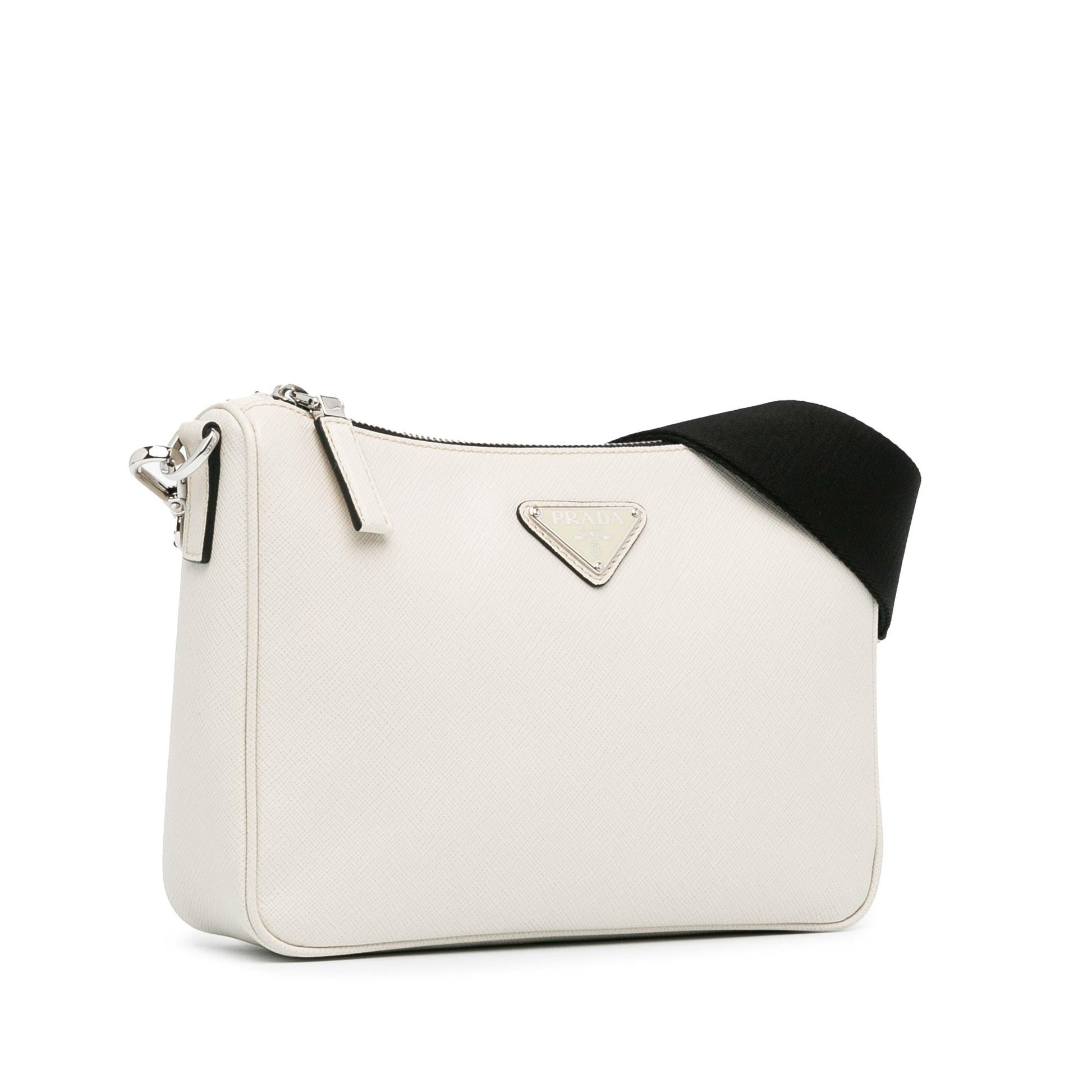 Prada Re Edition Messenger Shg L9Cucl Saffiano Zip Messenger Bag