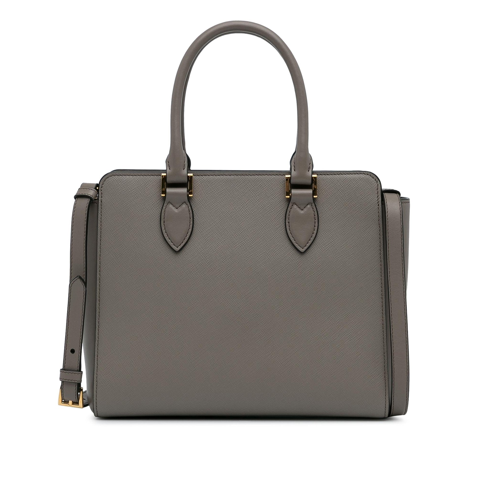 Prada Soft Satchel Shg Sp1Fas Saffiano Satchel Bag
